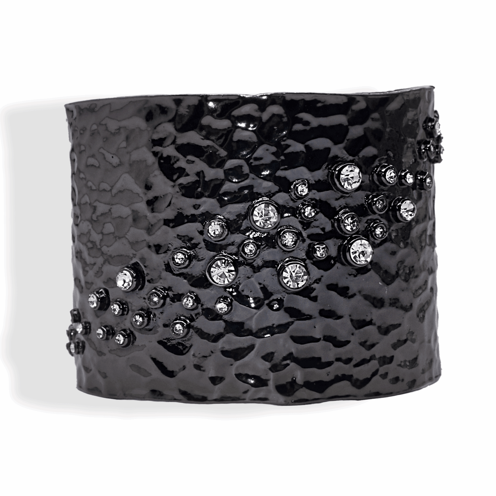 B50596 Bracelet manchette chatoyant - Karine Sultan - Créations Uniques