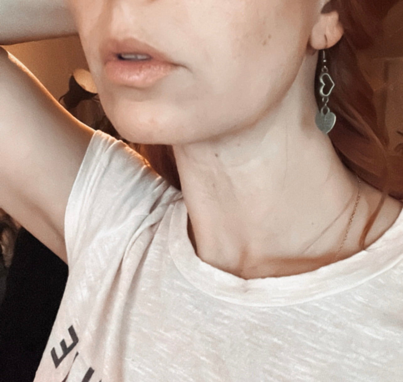 Boucles d’oreilles MYLENA cœurs asymétrique - Créations Uniques - Créations Uniques