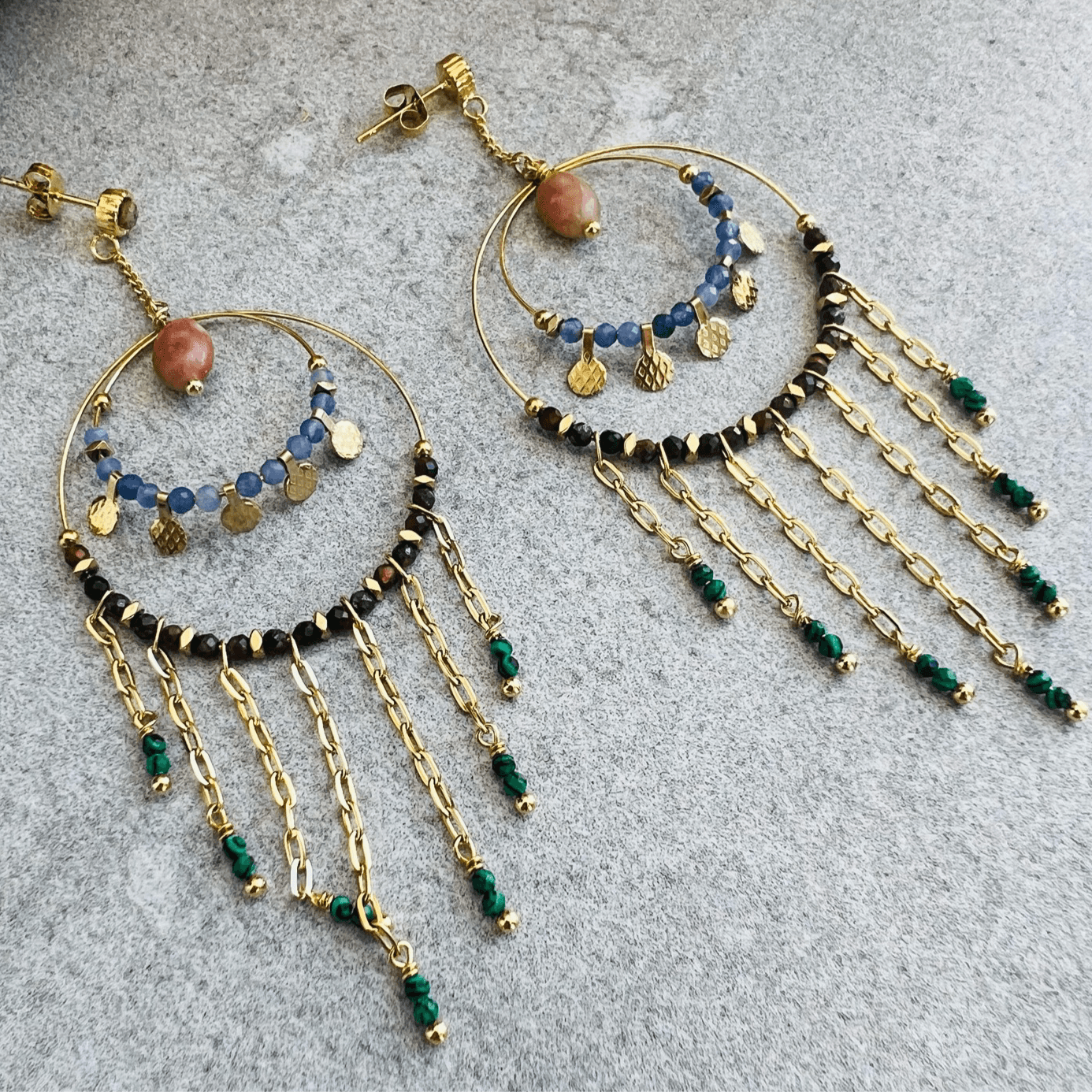 Boucles d’oreilles ANNABELLE - Créations Uniques