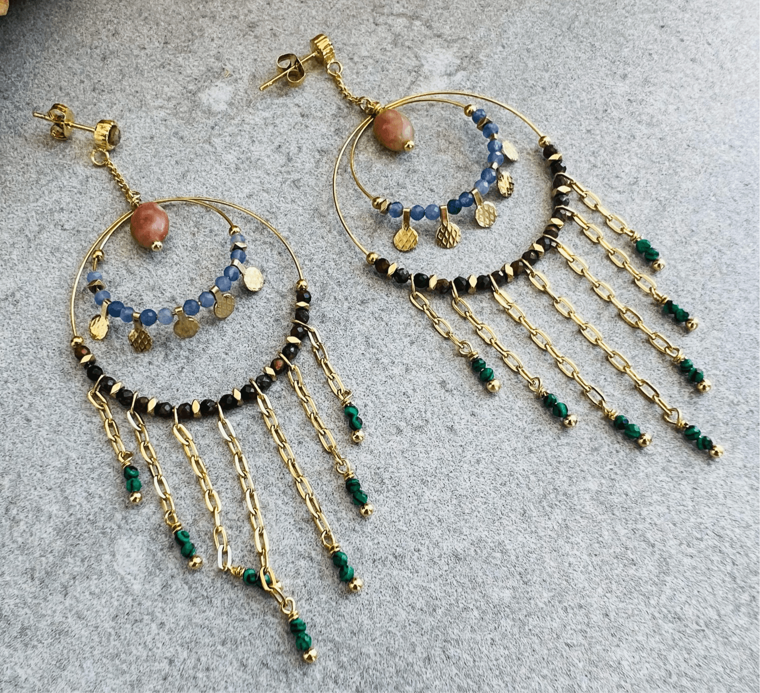 Boucles d’oreilles ANNABELLE - Créations Uniques