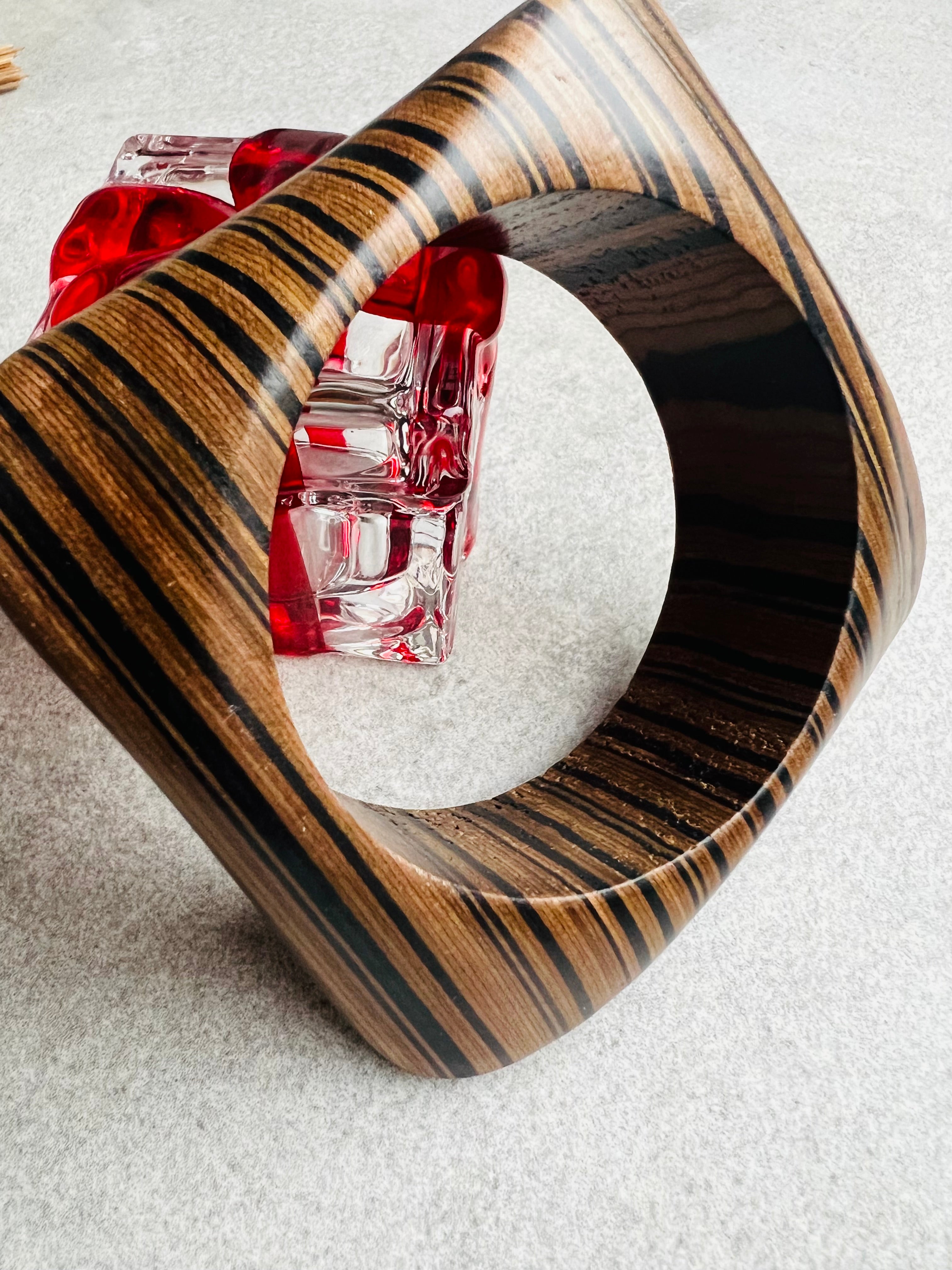 Bracelet FERGIE bois - Créations Uniques