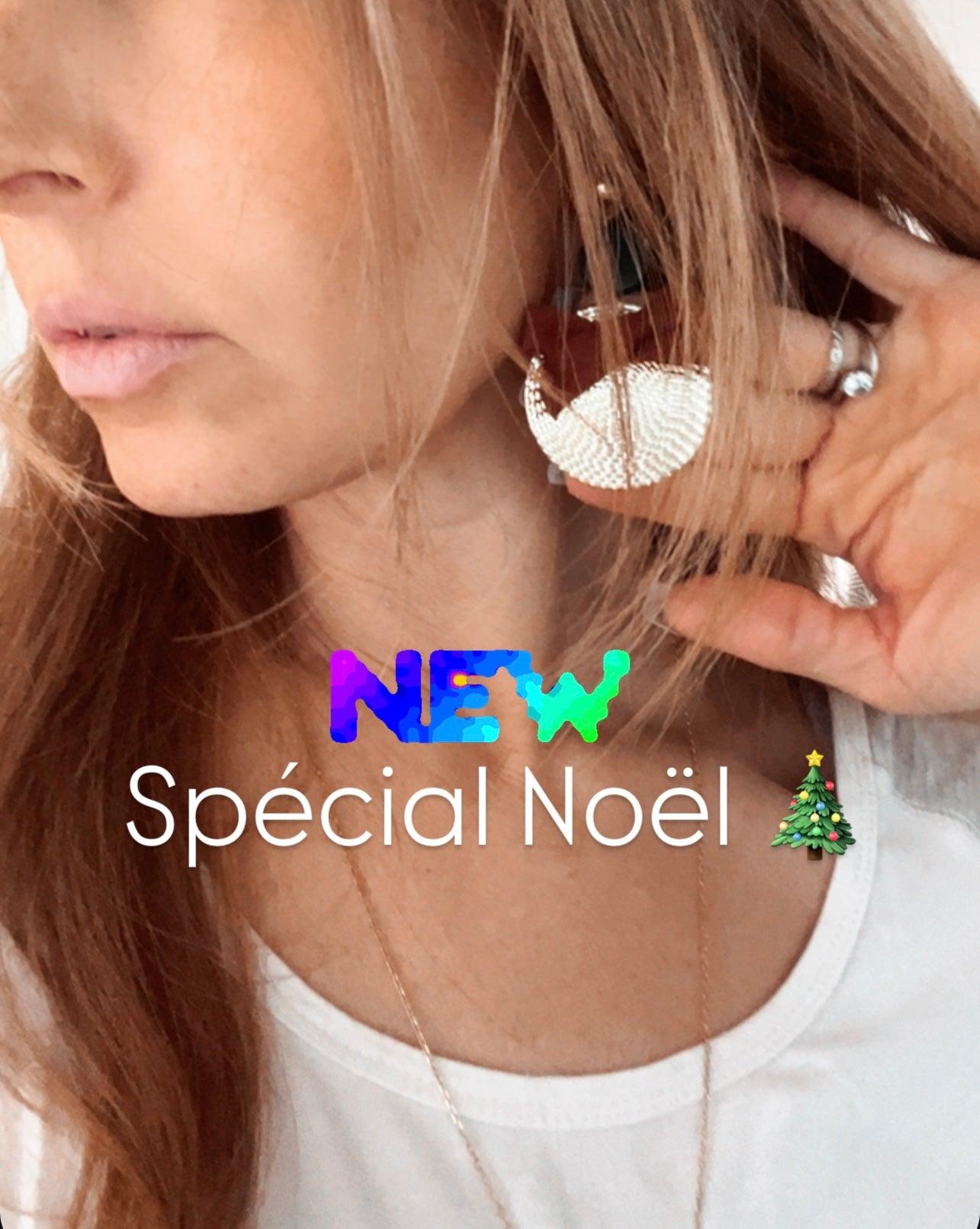 Boucles d’oreilles ANNE thème Noël - Créations Uniques - Créations Uniques