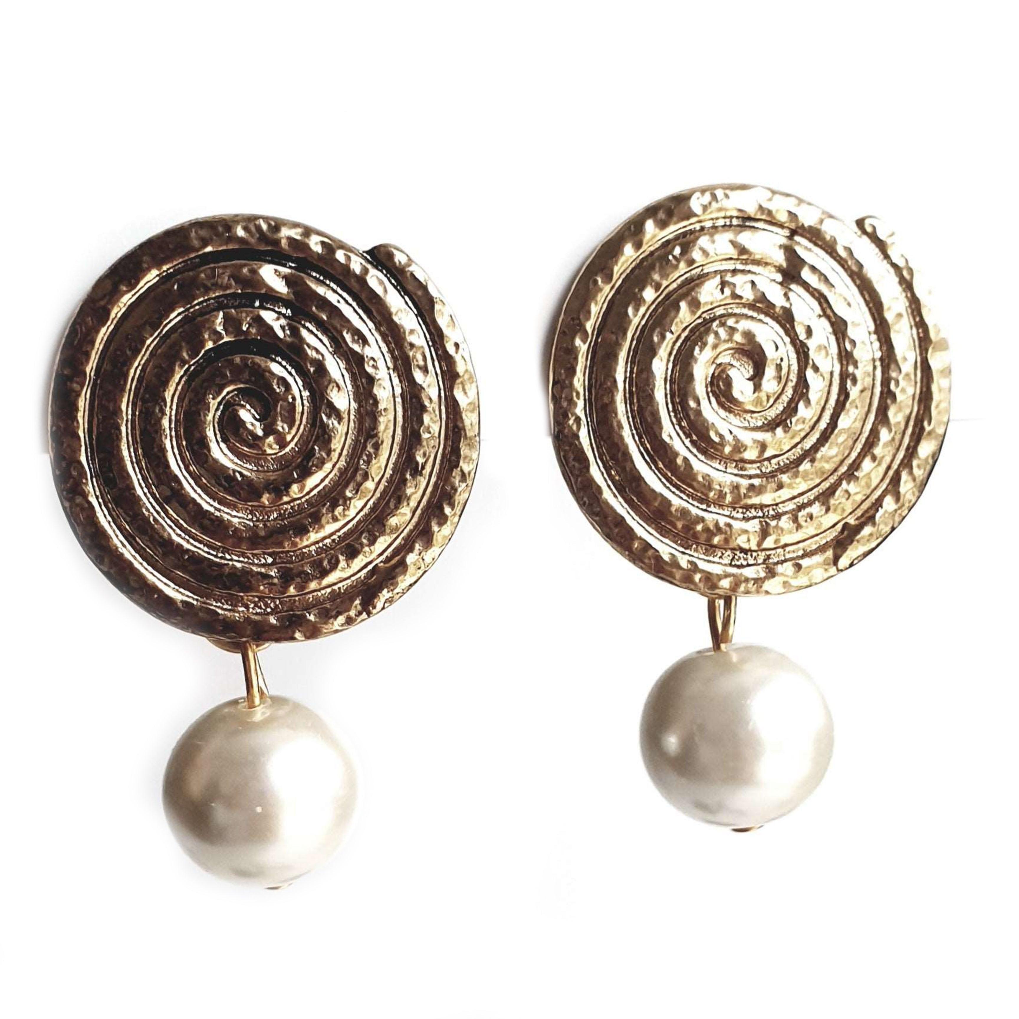 E68933 Boucles d'oreilles clips - Karine Sultan - Créations Uniques