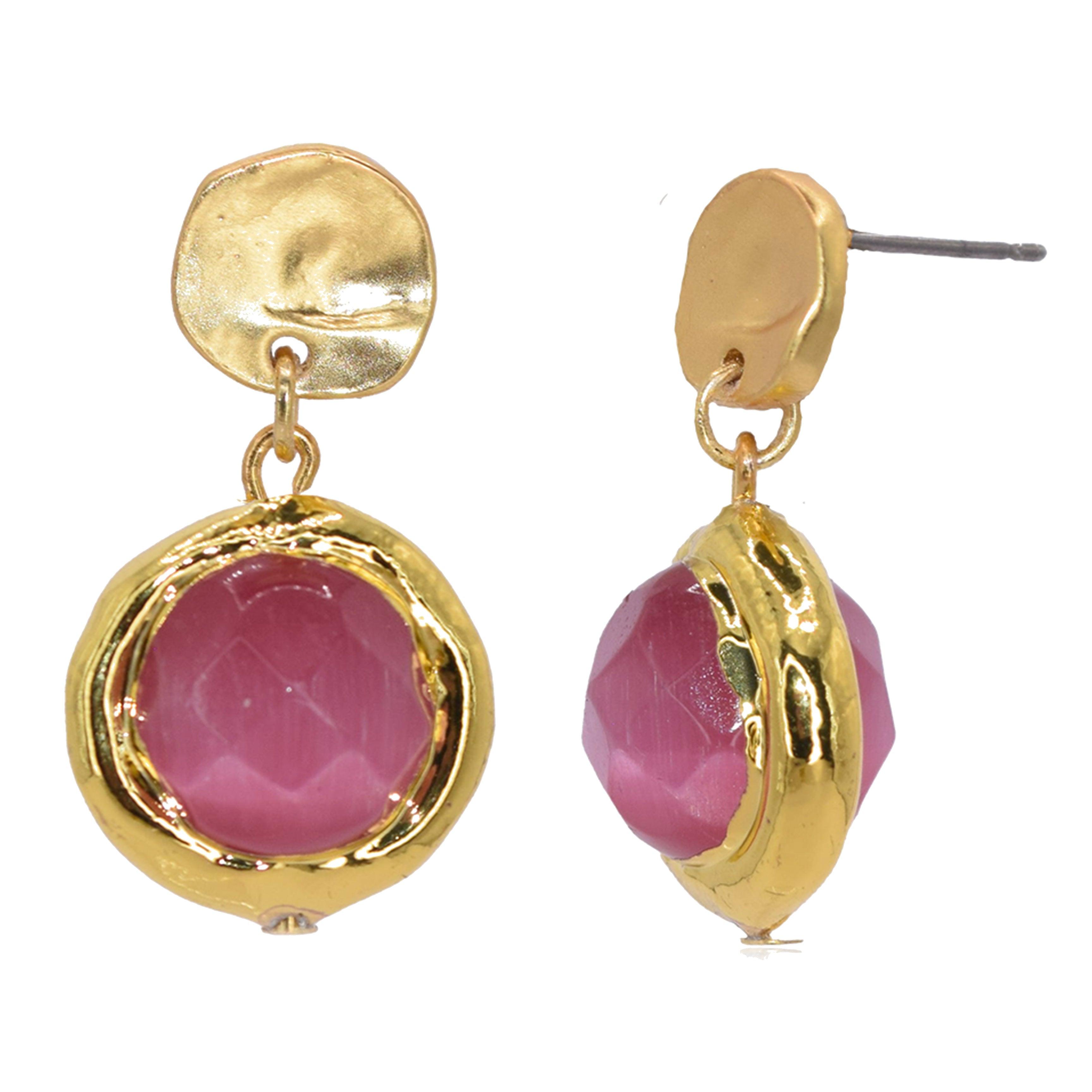 E76503 Boucles d'oreilles Coriandoli simple - Karine Sultan - Créations Uniques