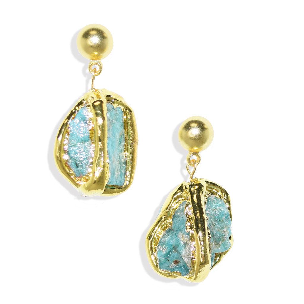 E75520 Boucles d'oreilles Blizzard - Karine Sultan - Créations Uniques