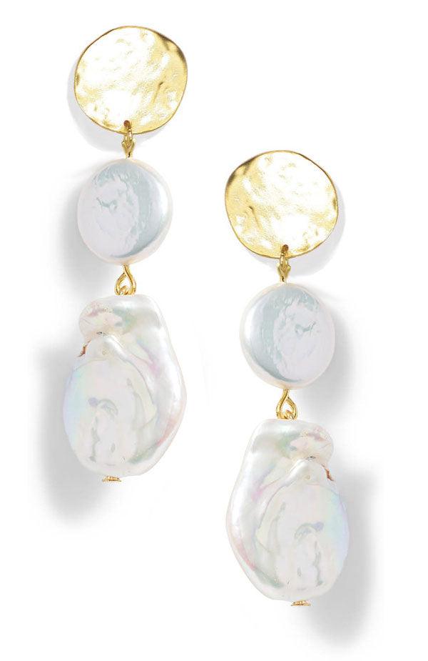 E73550 Boucles d'oreilles clip - Karine Sultan - Créations Uniques