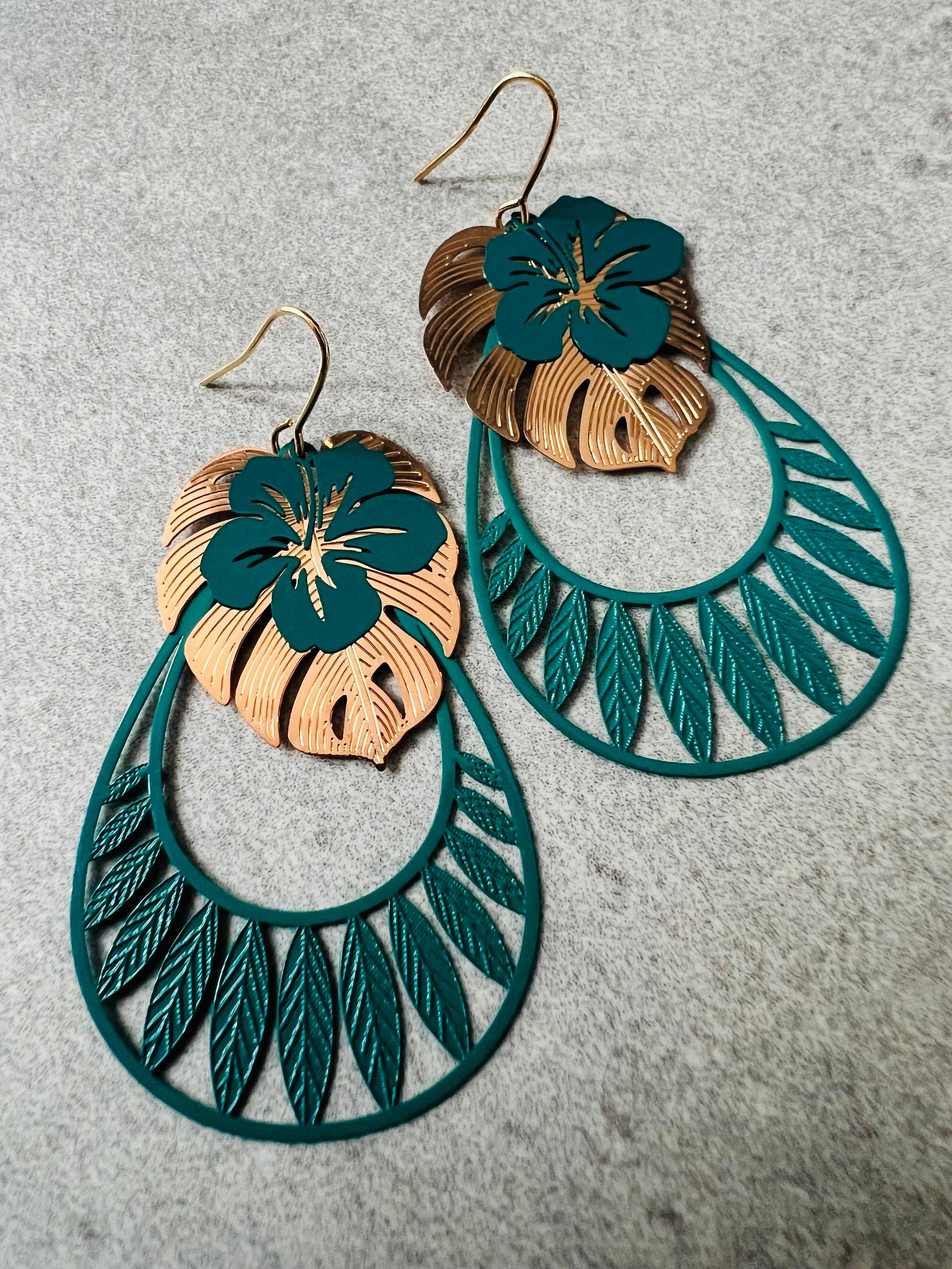 Boucles d’oreilles LUANA - Créations Uniques - Créations Uniques