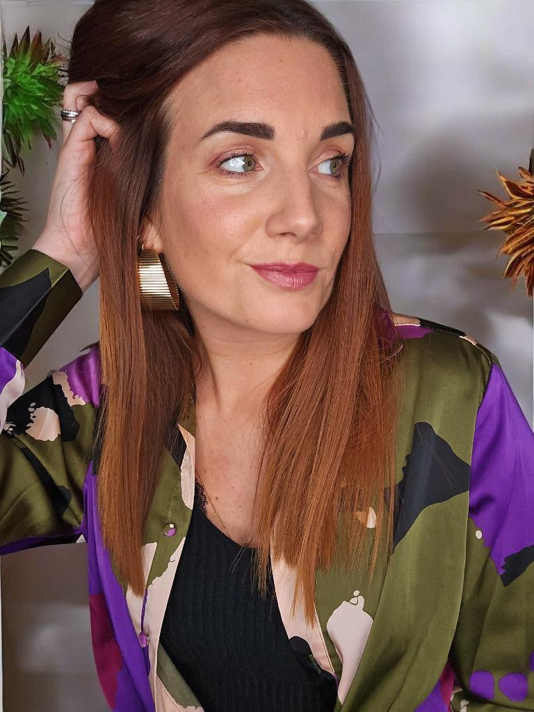 Boucles d’oreilles DAURINE créoles argentées larges - Créations Uniques