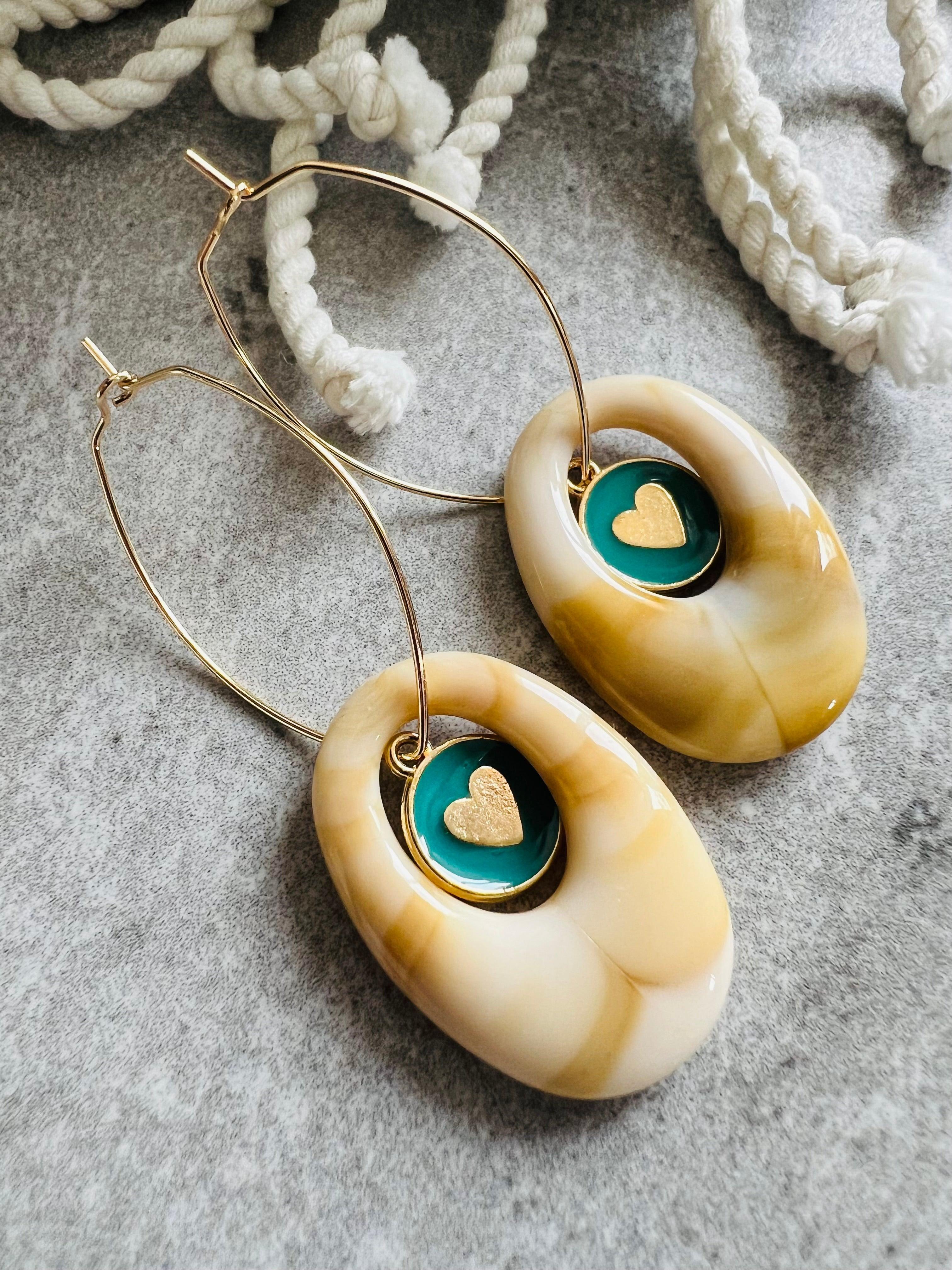 Boucles d’oreilles NESSA - Créations Uniques