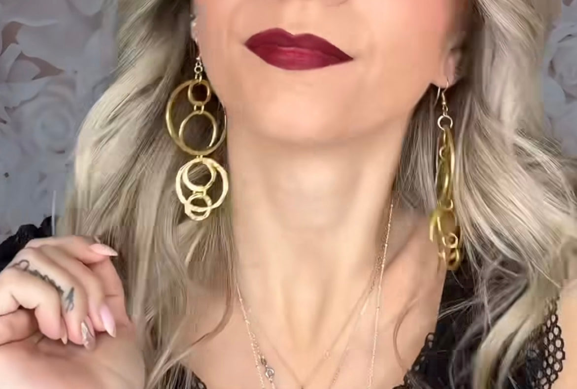 E56021 Boucles d'oreilles - Karine Sultan - Créations Uniques