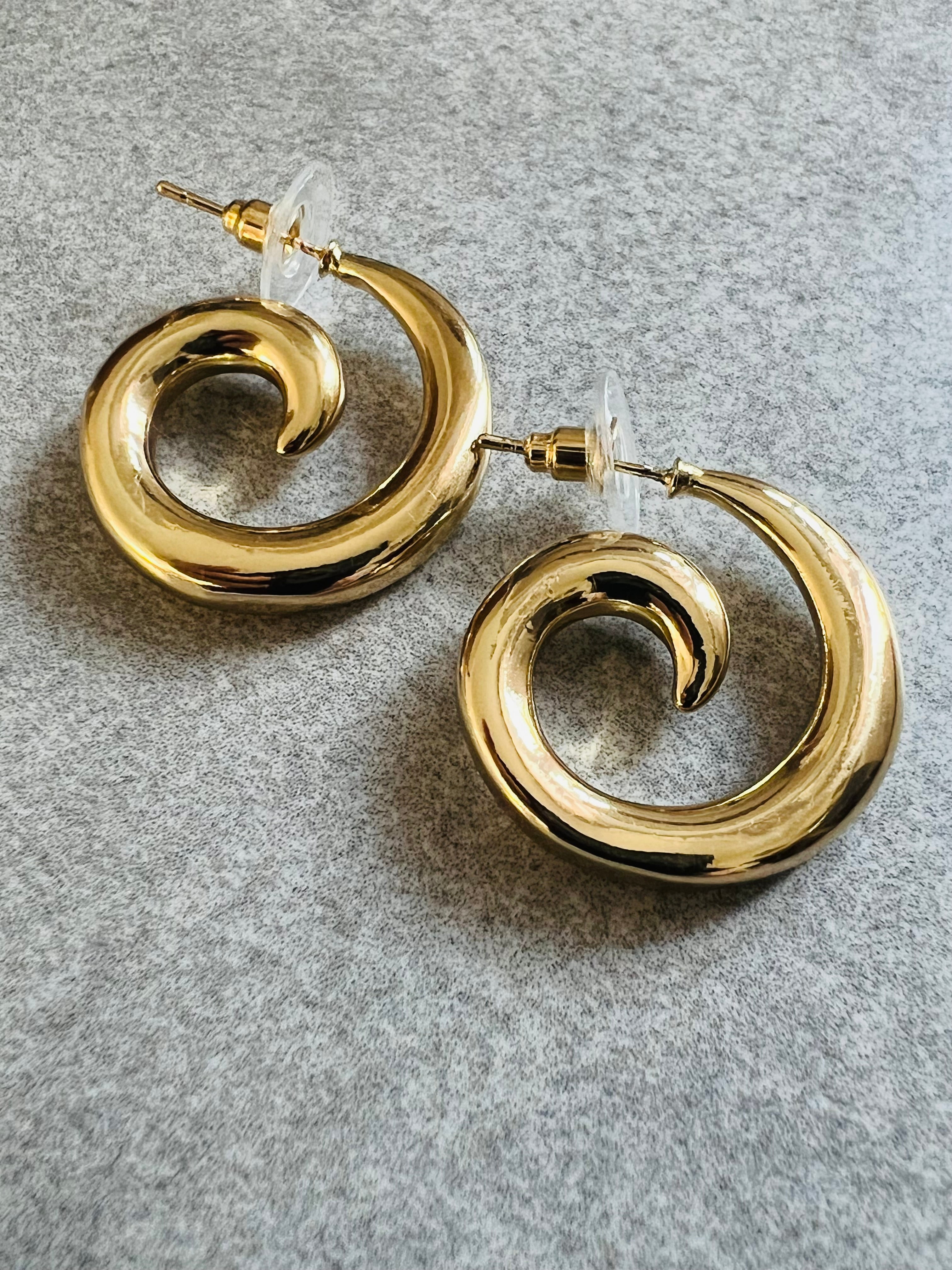 Boucles d’oreilles ESMÉE Spirales - Créations Uniques