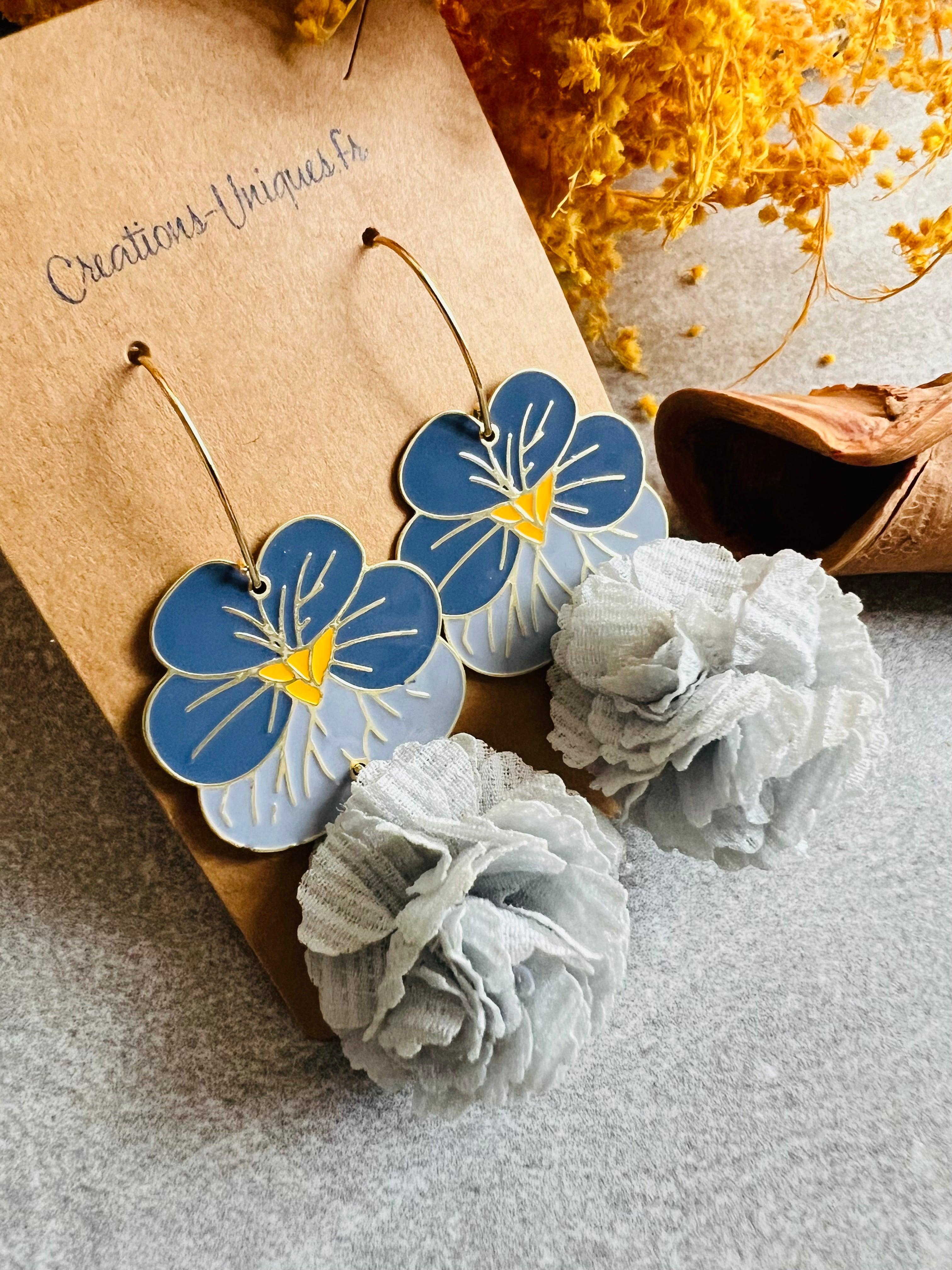 Boucles d’oreilles CATHERINE - Créations Uniques