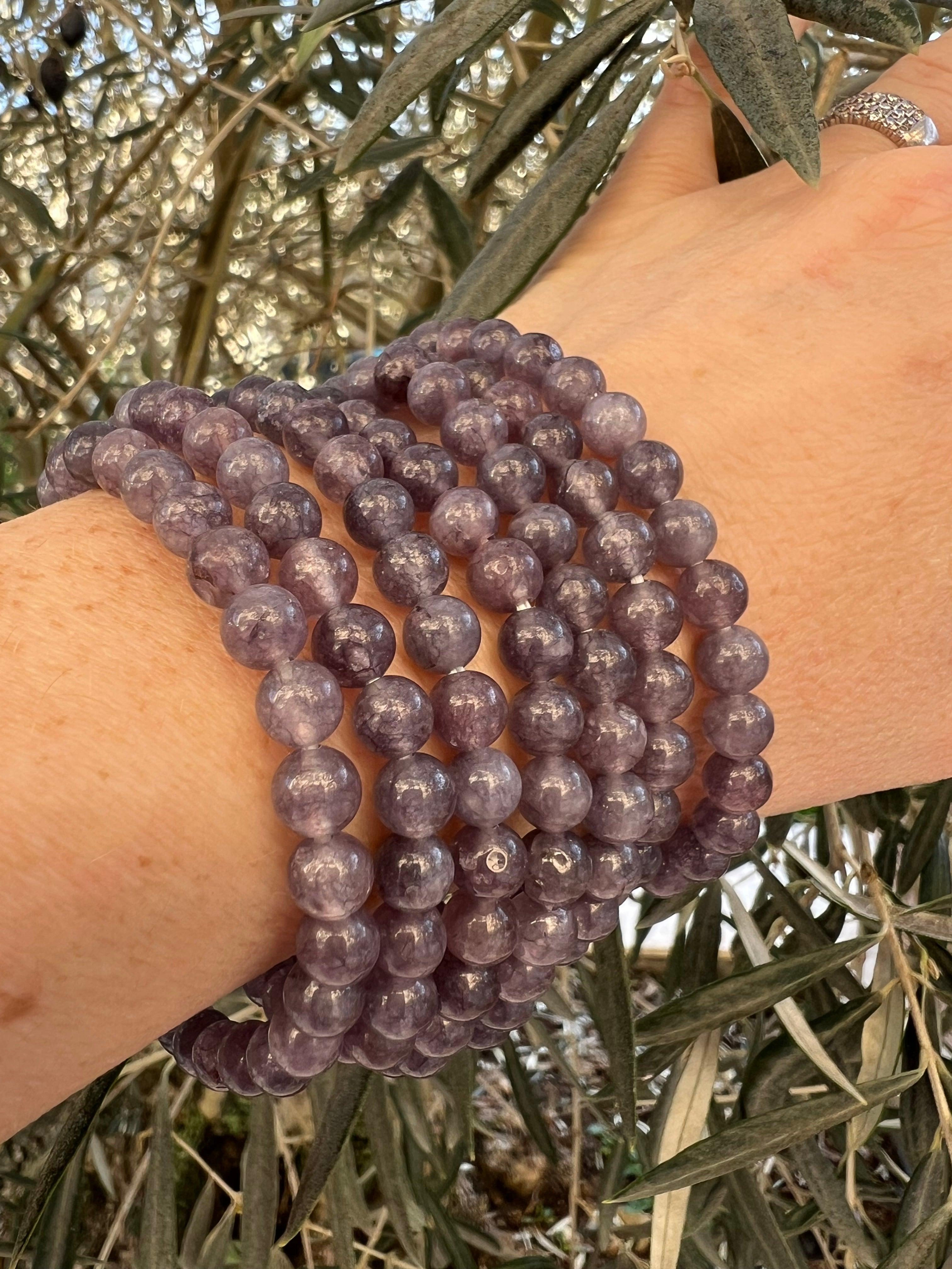 Bracelet MIRABEL perles figue - Créations Uniques