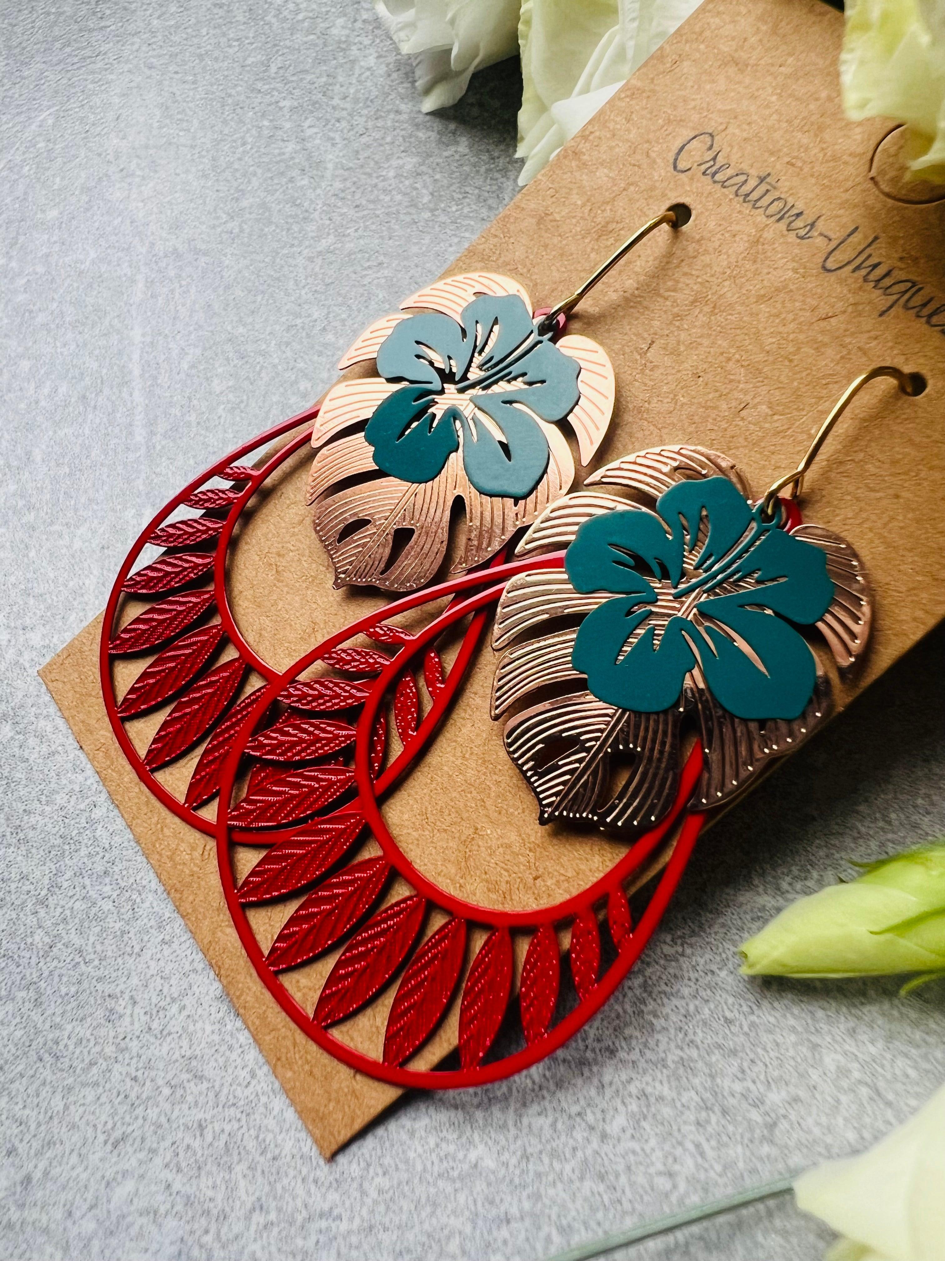 Boucles d’oreilles LUANA - Créations Uniques - Créations Uniques