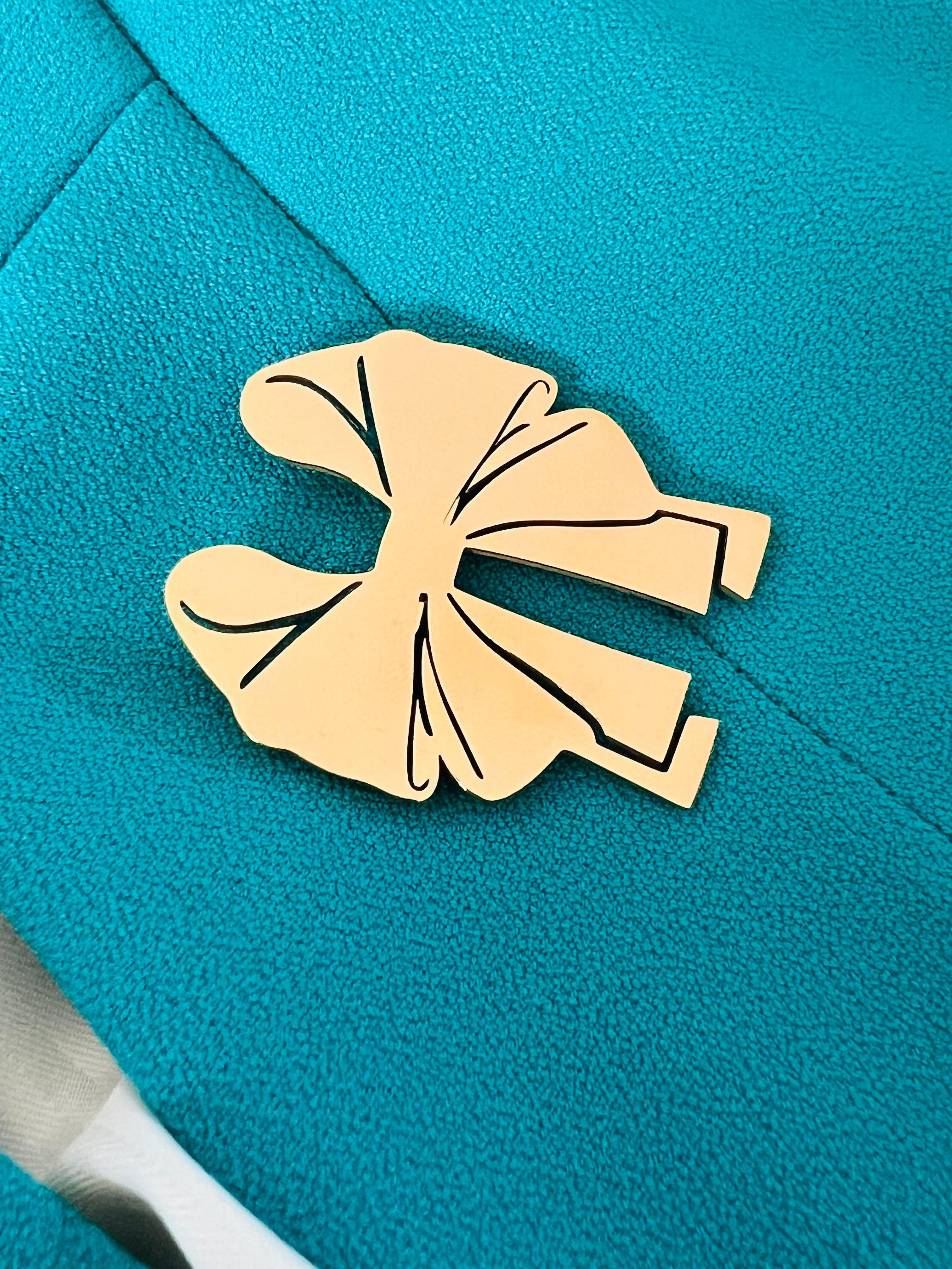 Broche NOEUD doré - Créations Uniques