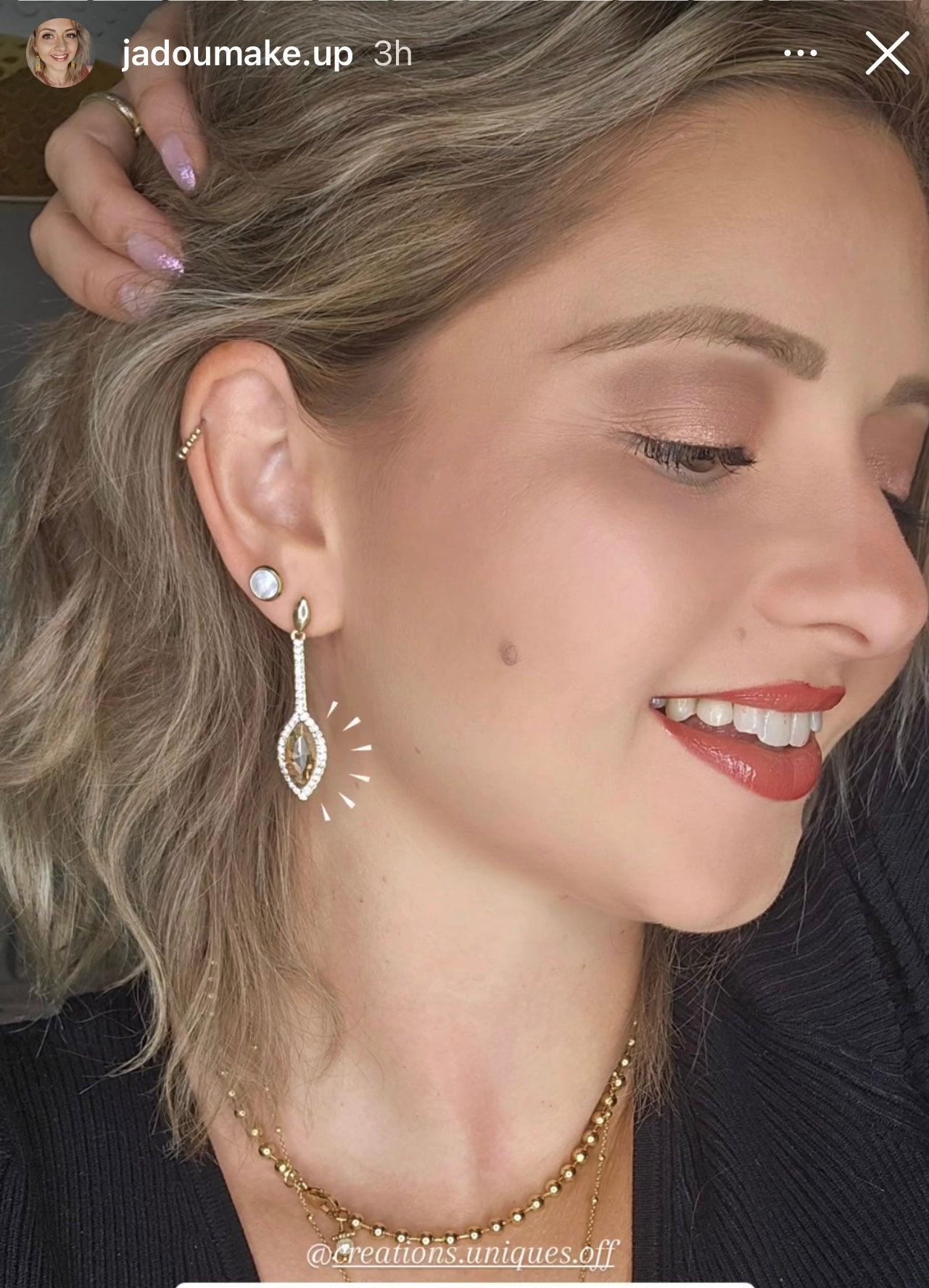 Boucles d’oreilles PERRINE - Créations Uniques