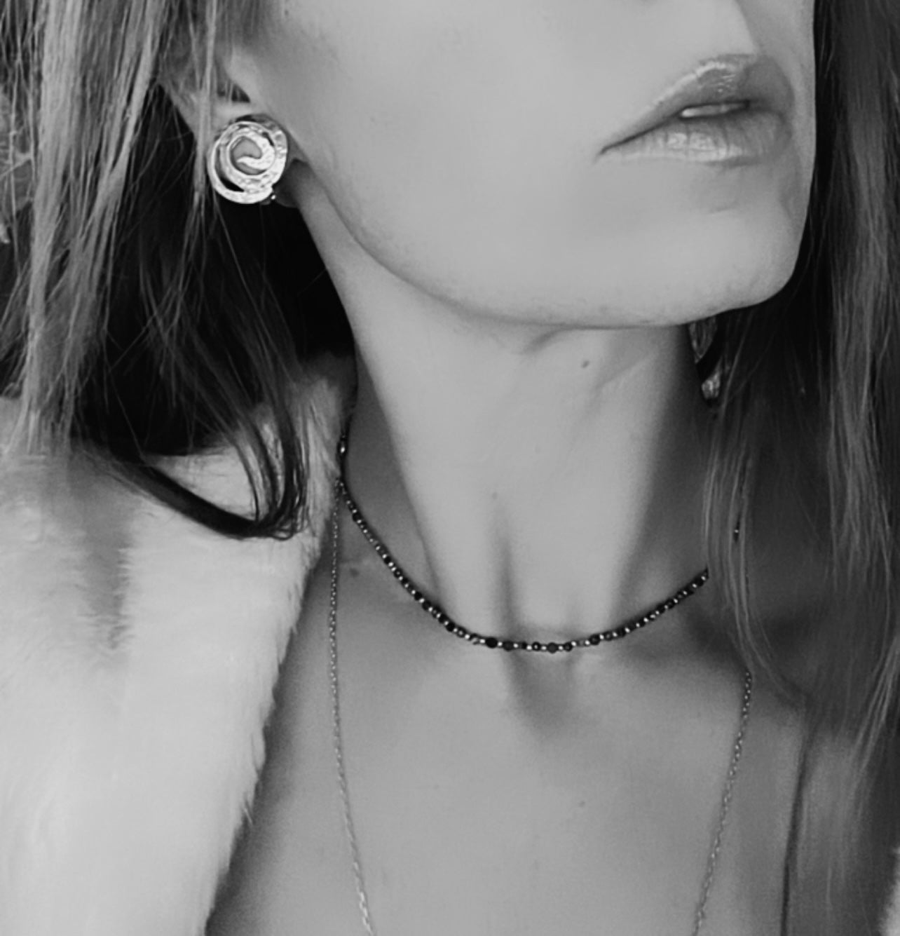 E67104 Boucles d'oreilles clips - Karine Sultan - Créations Uniques