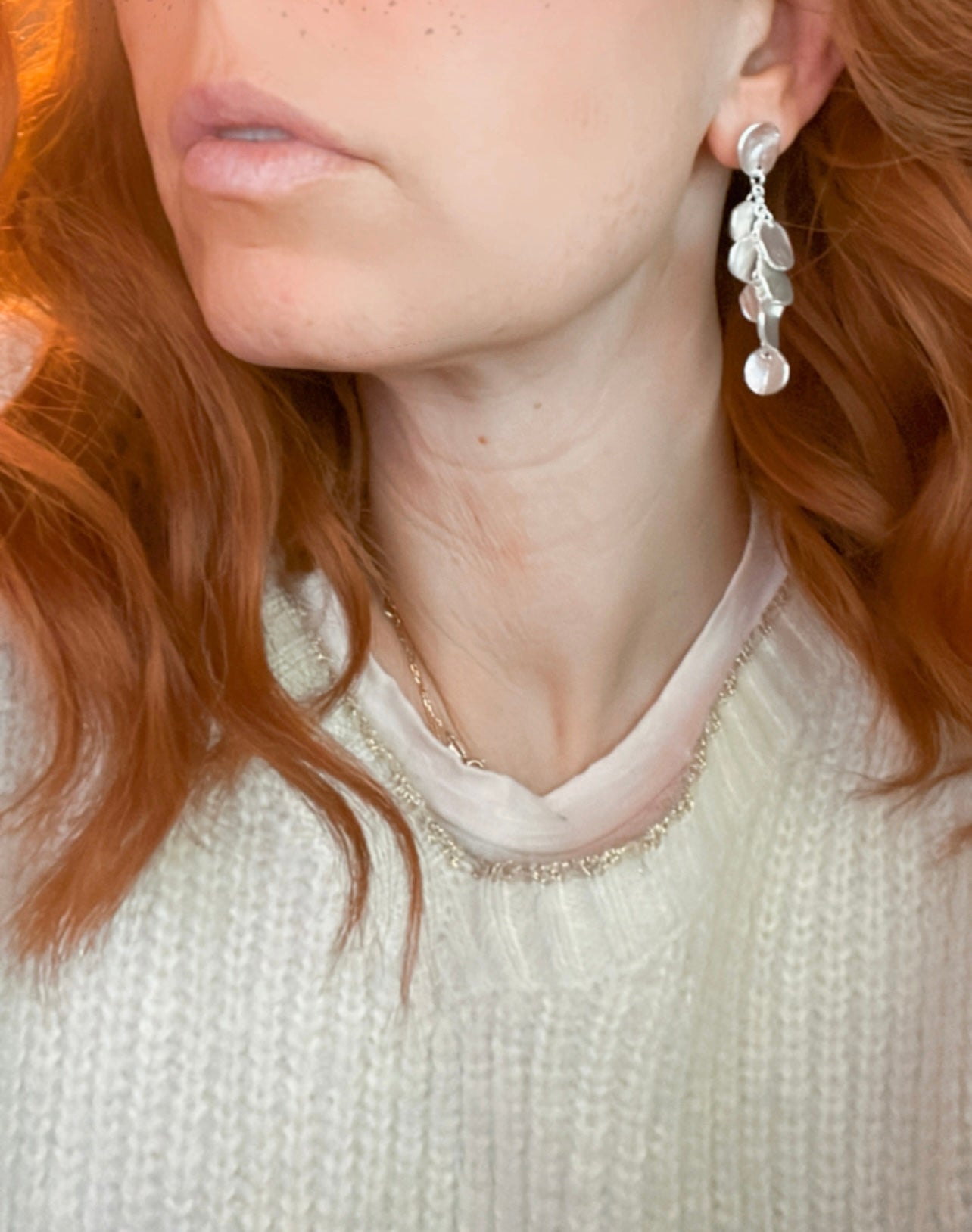 E50380 Boucles d'oreilles grappes- Karine Sultan - Créations Uniques