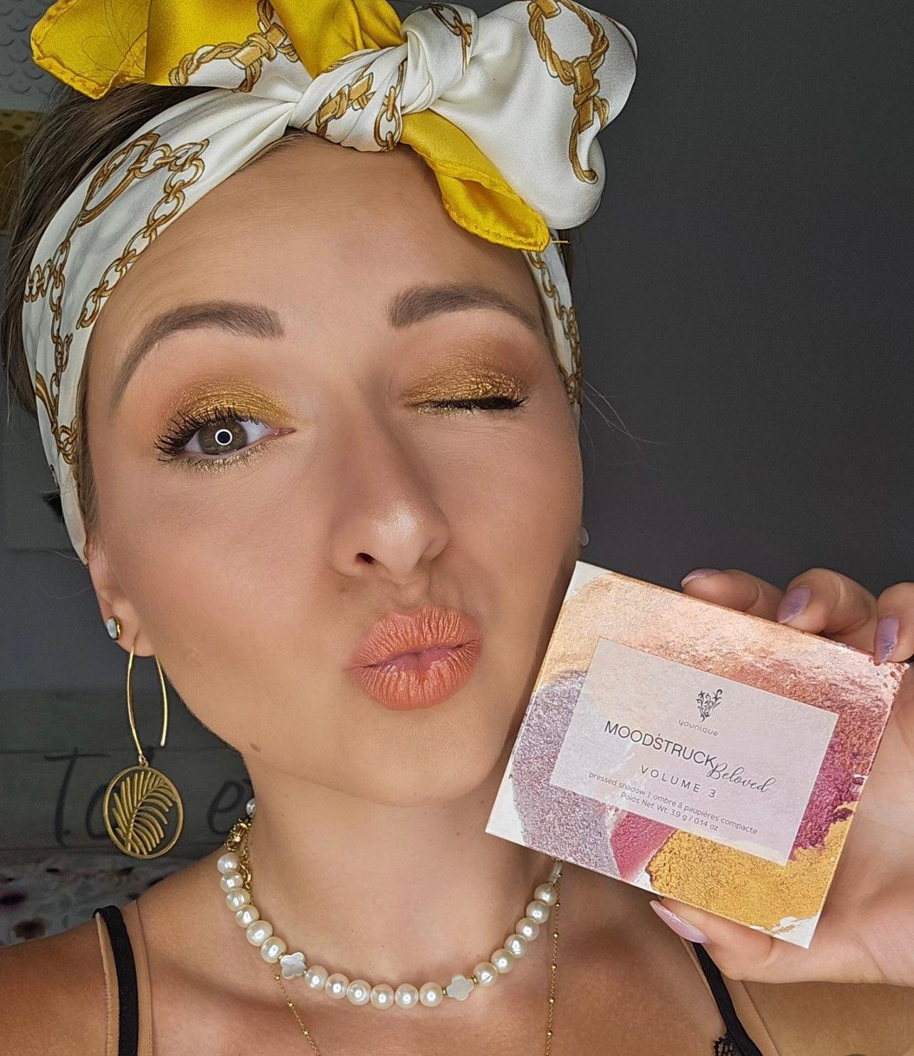 Boucles d’oreilles TABATHA feuilles dorées - Créations Uniques - Créations Uniques