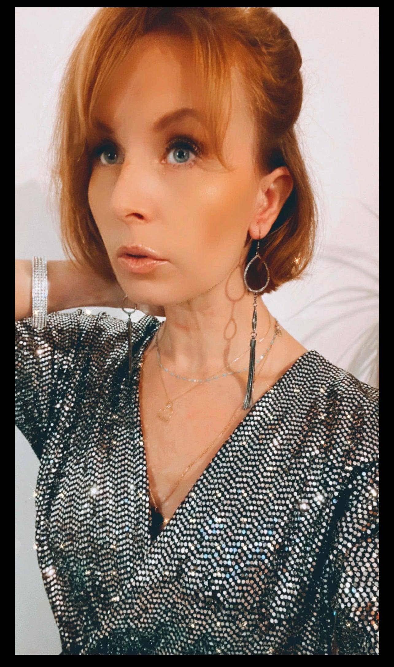 Lot SOLANGE 4 paires style bohème chic - Créations Uniques