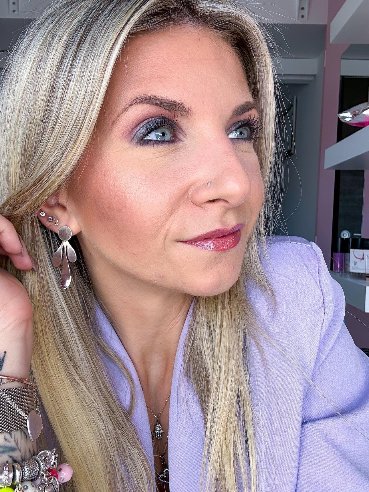 Boucles d’oreilles NOEMI gouttes argentées - Créations Uniques