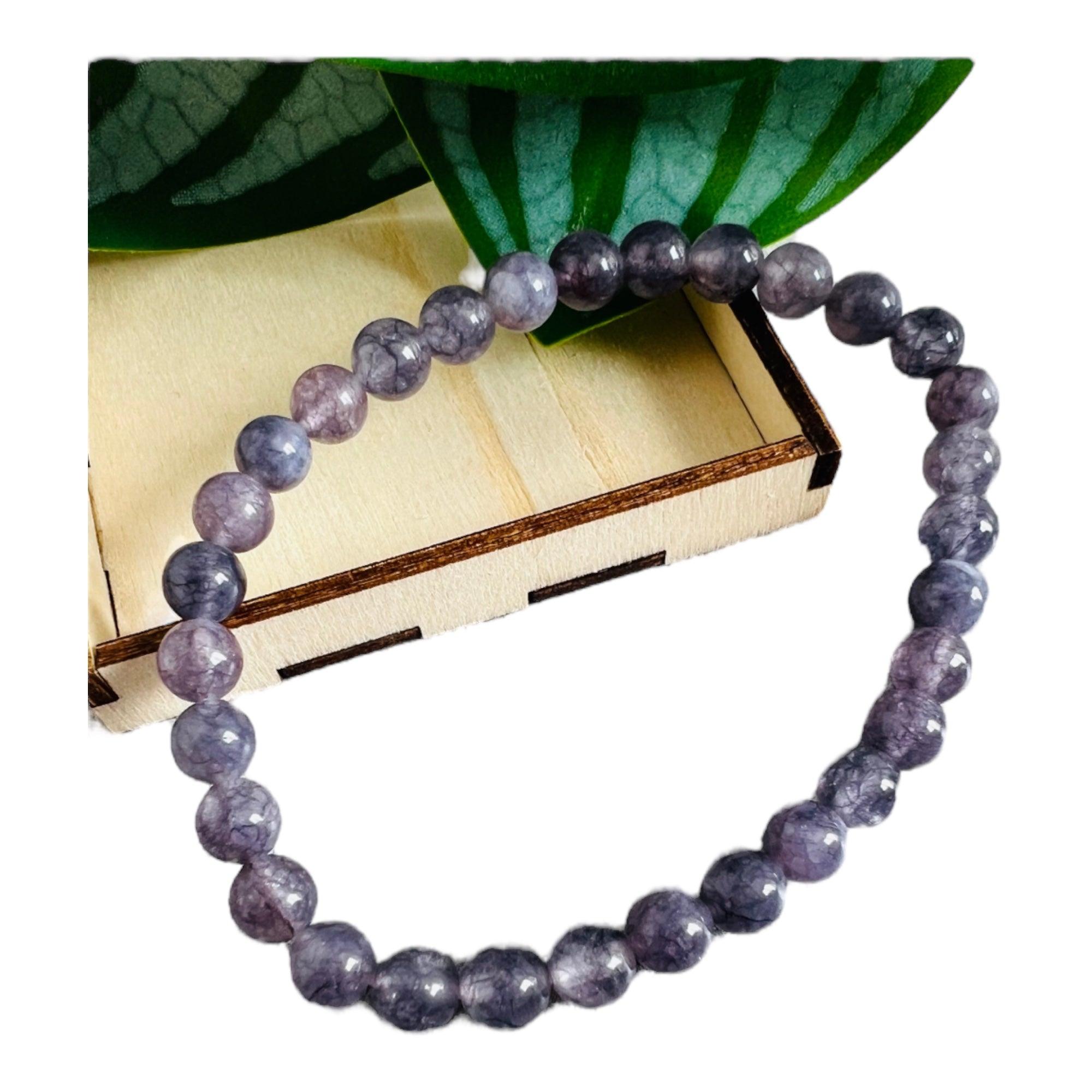 Bracelet MIRABEL perles figue - Créations Uniques