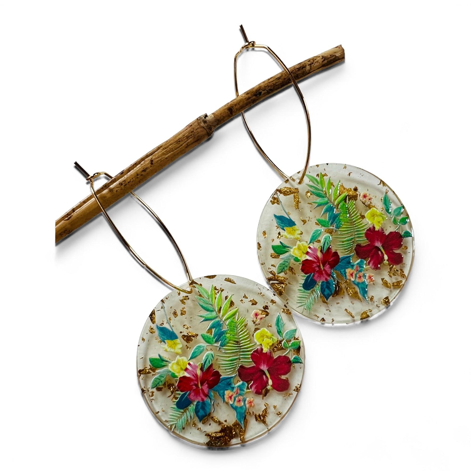 Boucles d’oreilles MARIE-HELENE - Créations Uniques