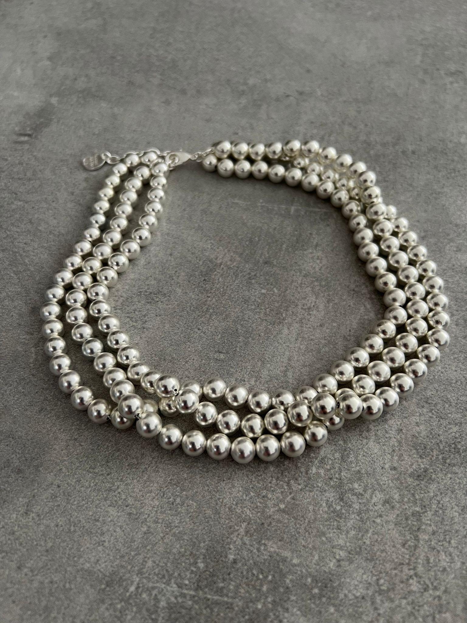 N71045 Collier chaîne Argent - Karine Sultan - Créations Uniques