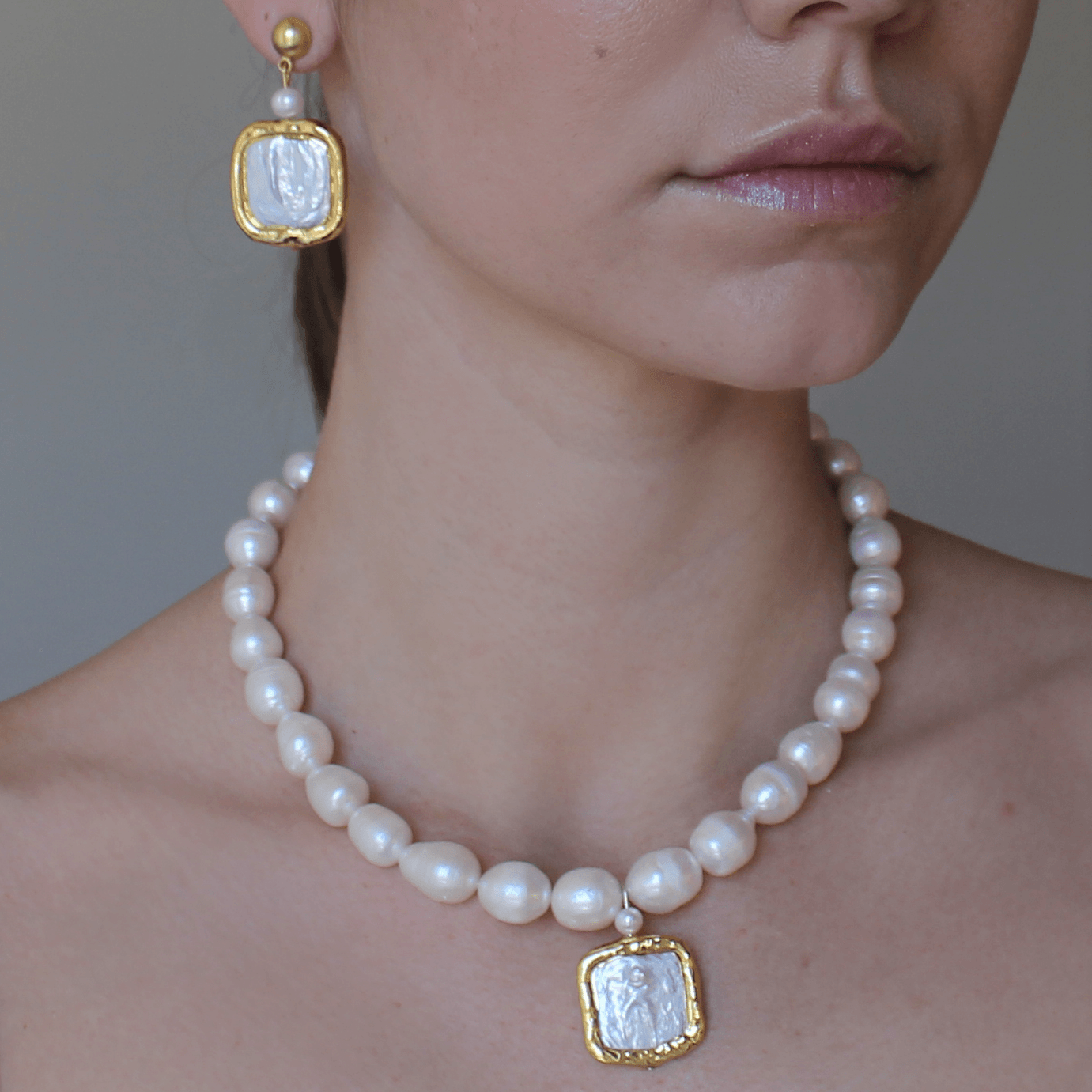 N75515 Collier glaçon - Karine Sultan - Créations Uniques