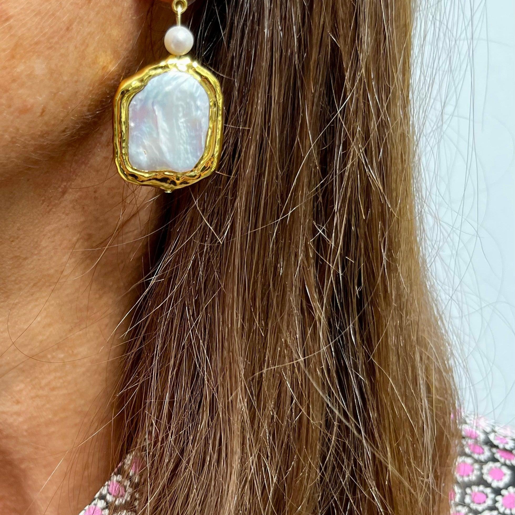 E75516 Boucles d'oreilles Glaçons - Karine Sultan - Créations Uniques