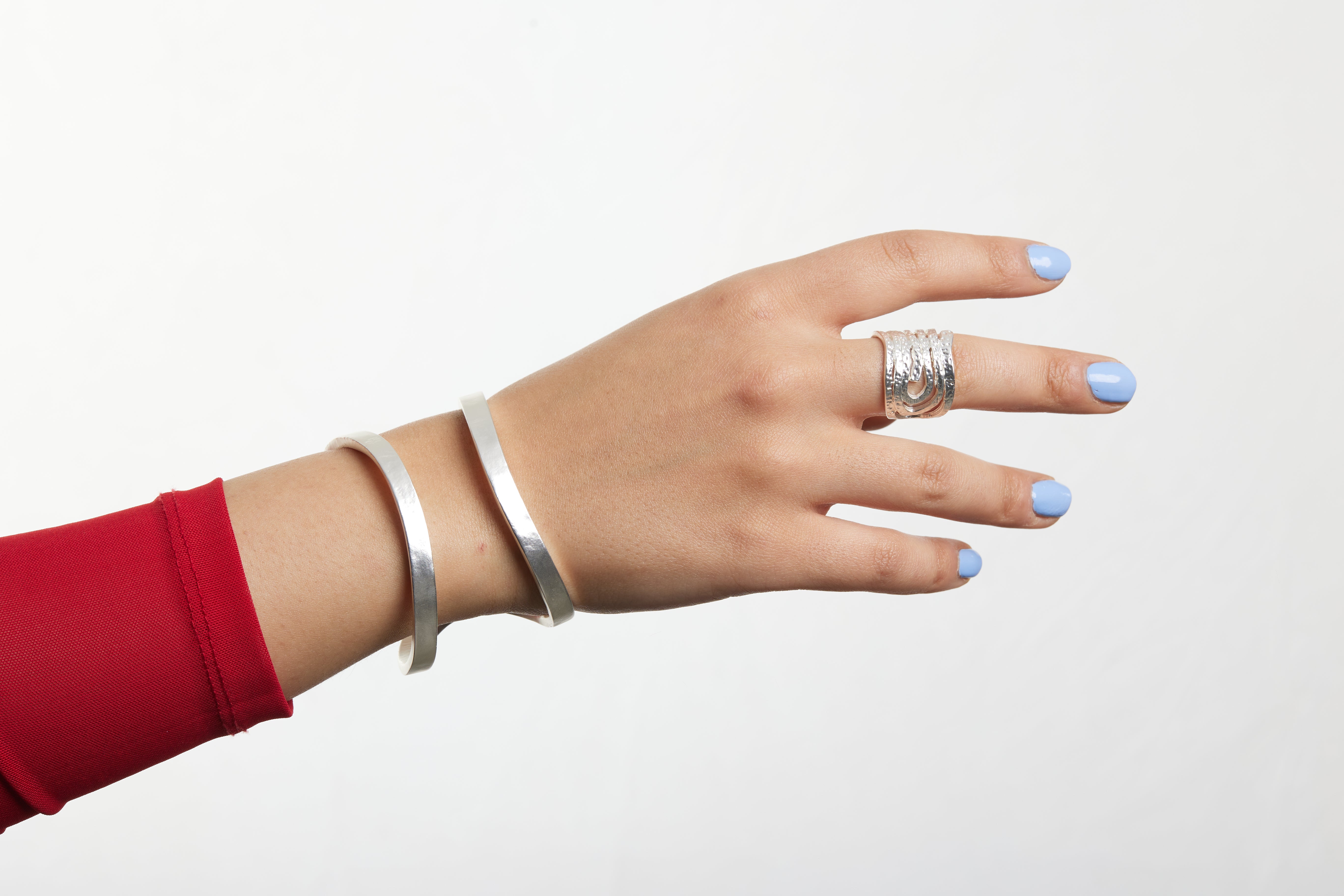 B61045 Bracelet Manchette fendue minimaliste - Karine Sultan - Créations Uniques