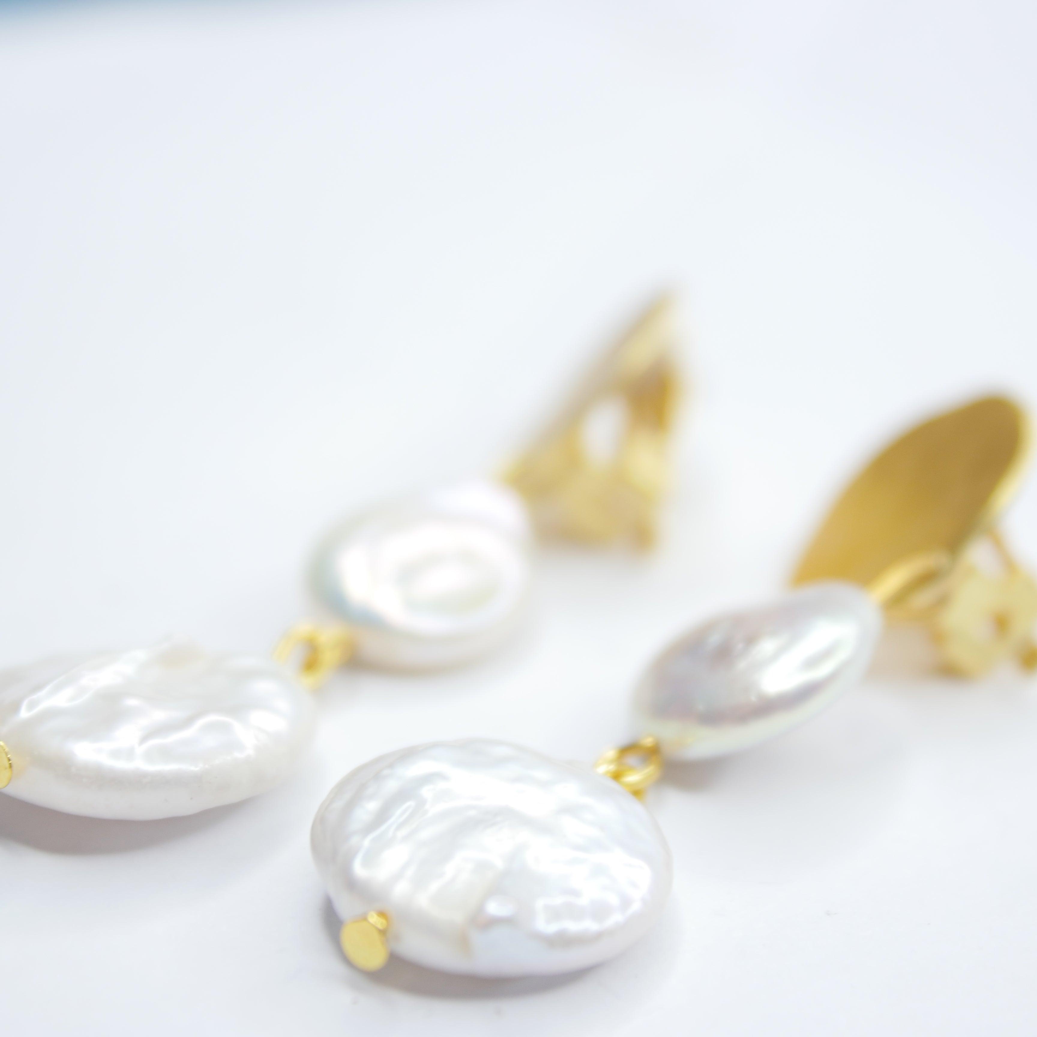 E73550 Boucles d'oreilles clip - Karine Sultan - Créations Uniques