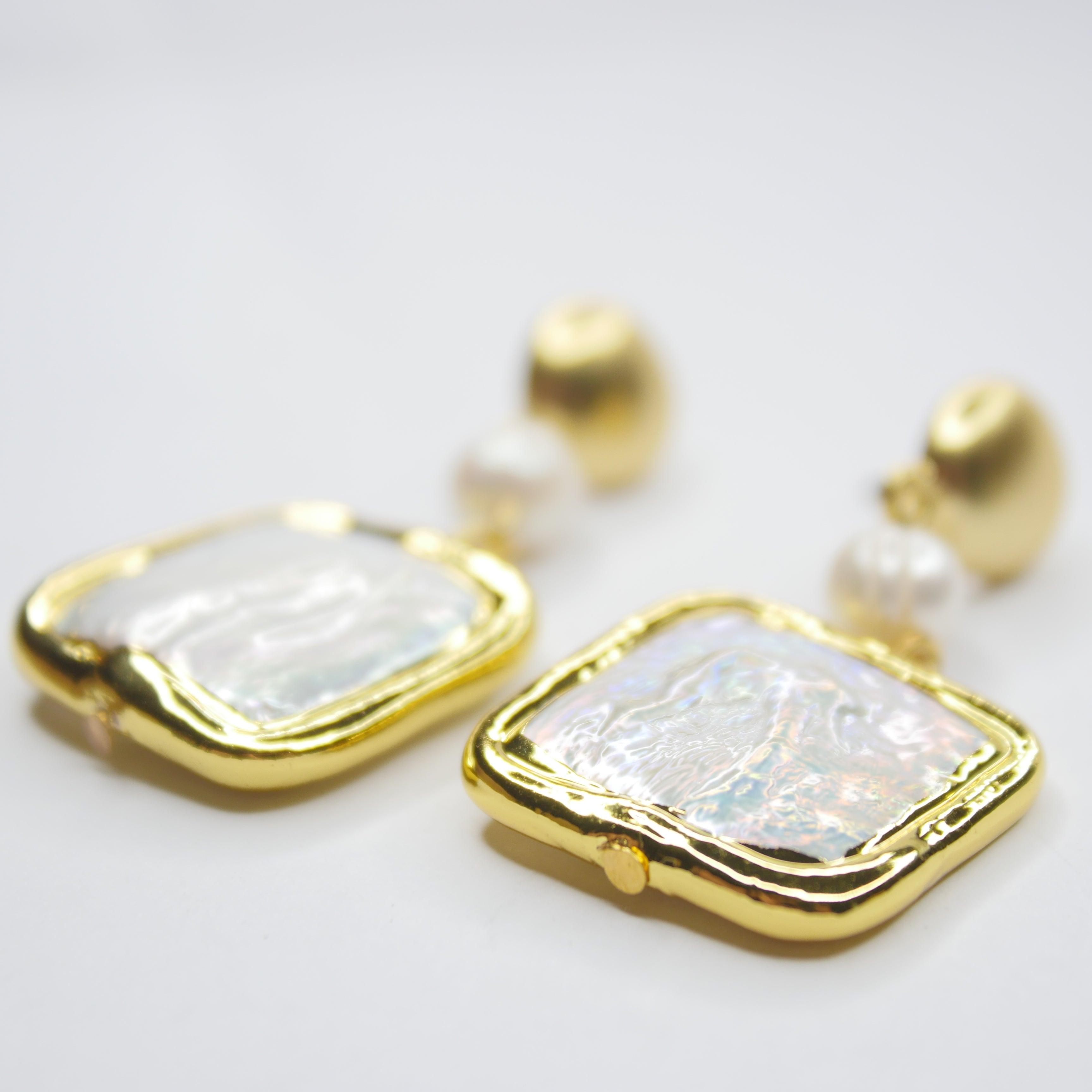 E75516 Boucles d'oreilles Glaçons - Karine Sultan - Créations Uniques