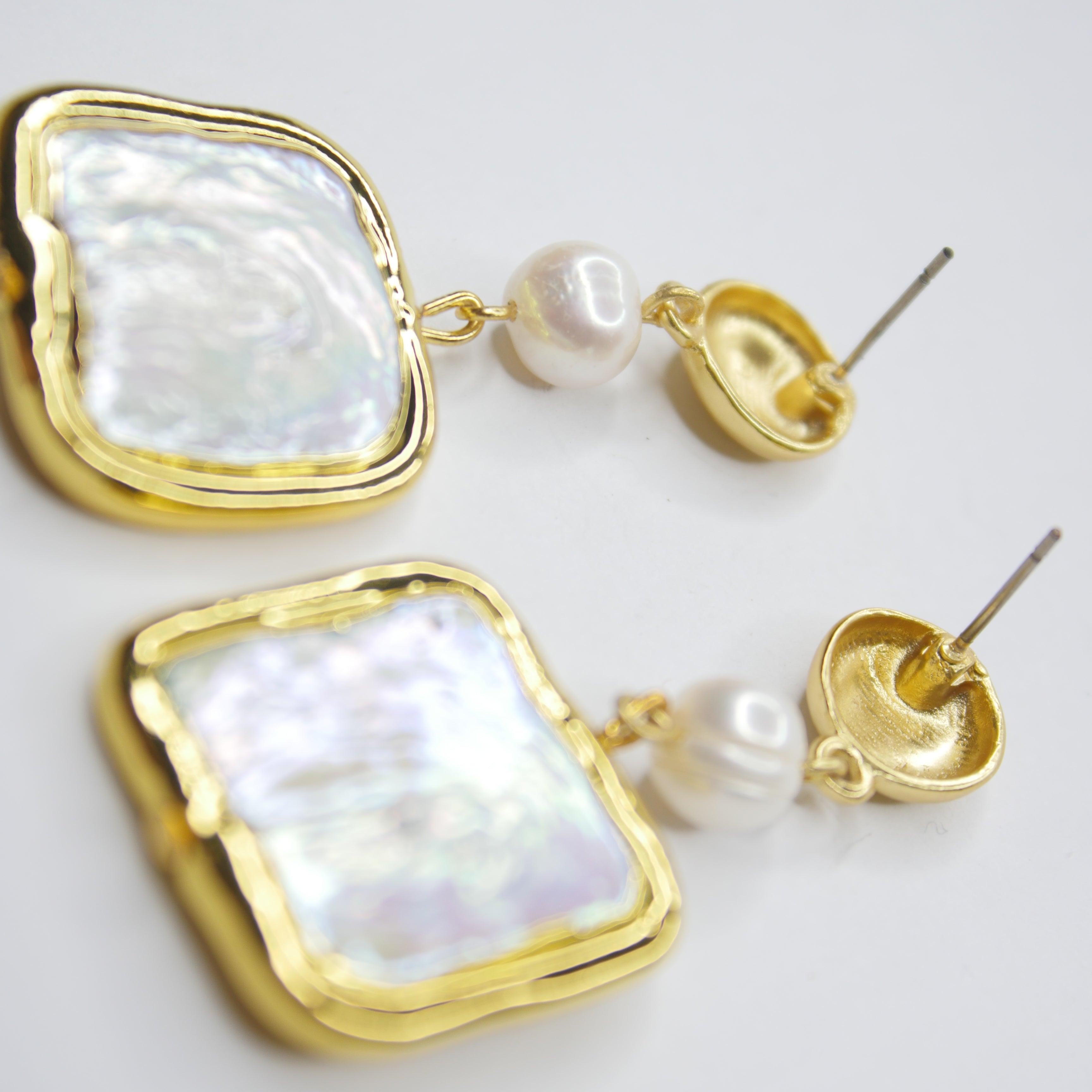 E75516 Boucles d'oreilles Glaçons - Karine Sultan - Créations Uniques