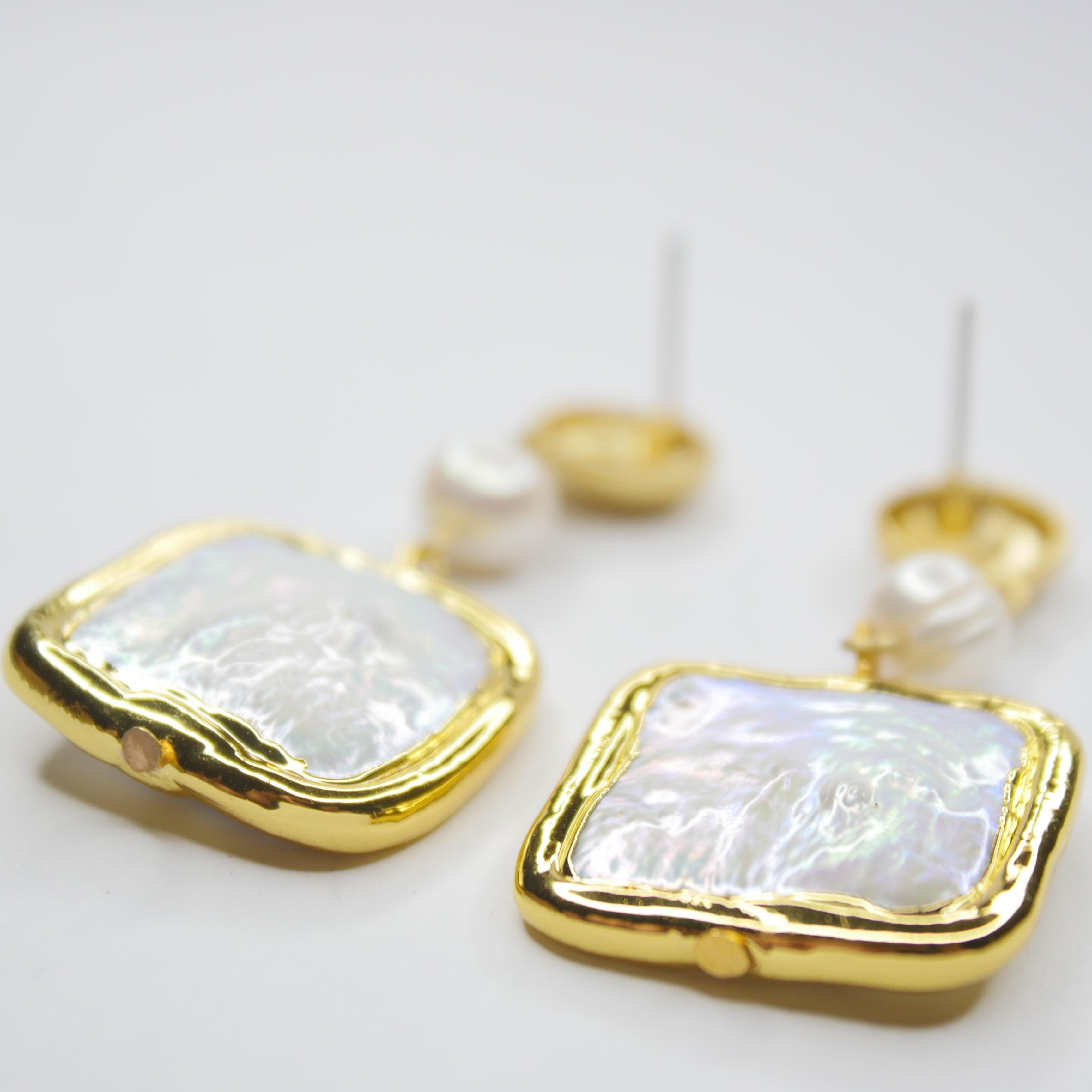 E75516 Boucles d'oreilles Glaçons - Karine Sultan - Créations Uniques