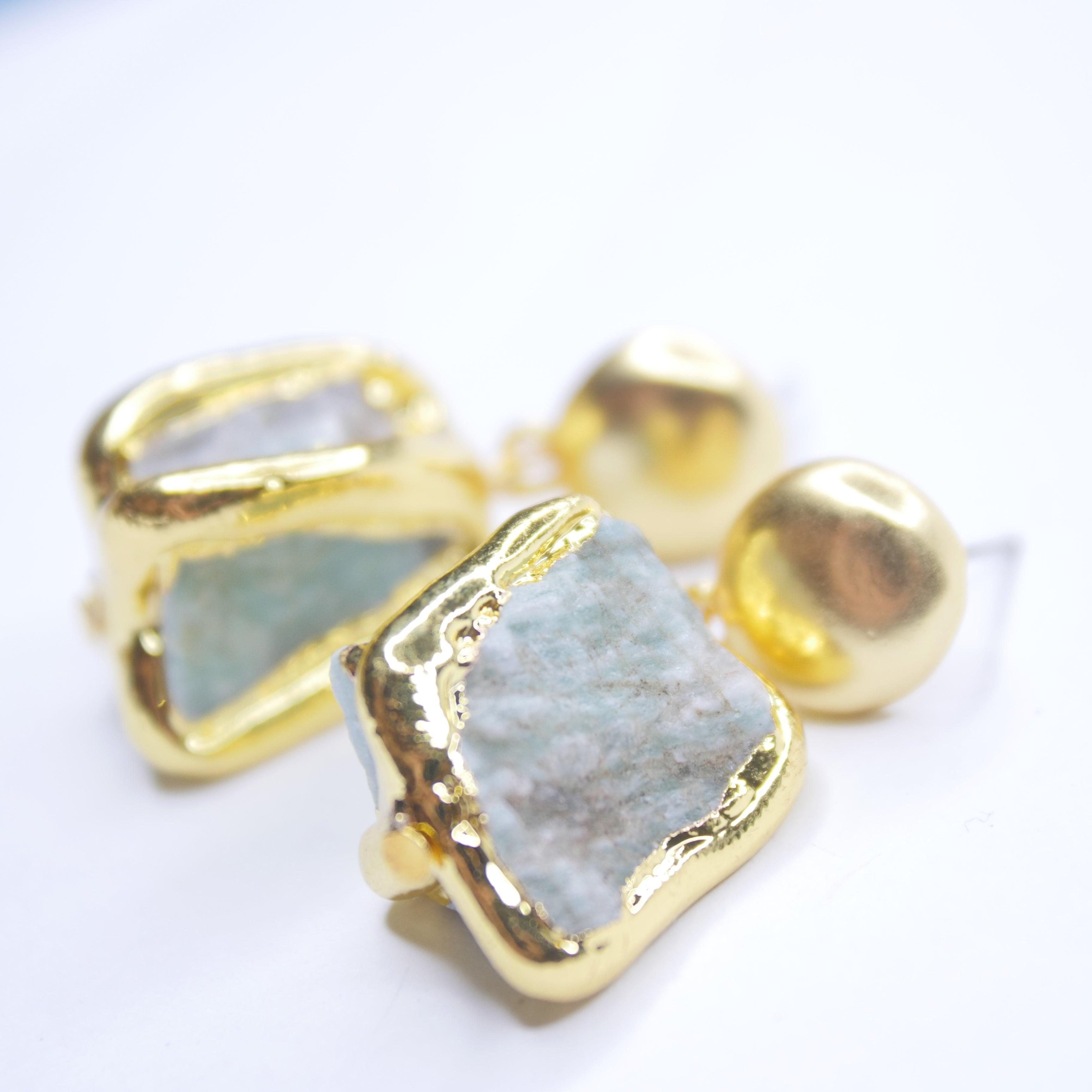 E75520 Boucles d'oreilles Blizzard - Karine Sultan - Créations Uniques