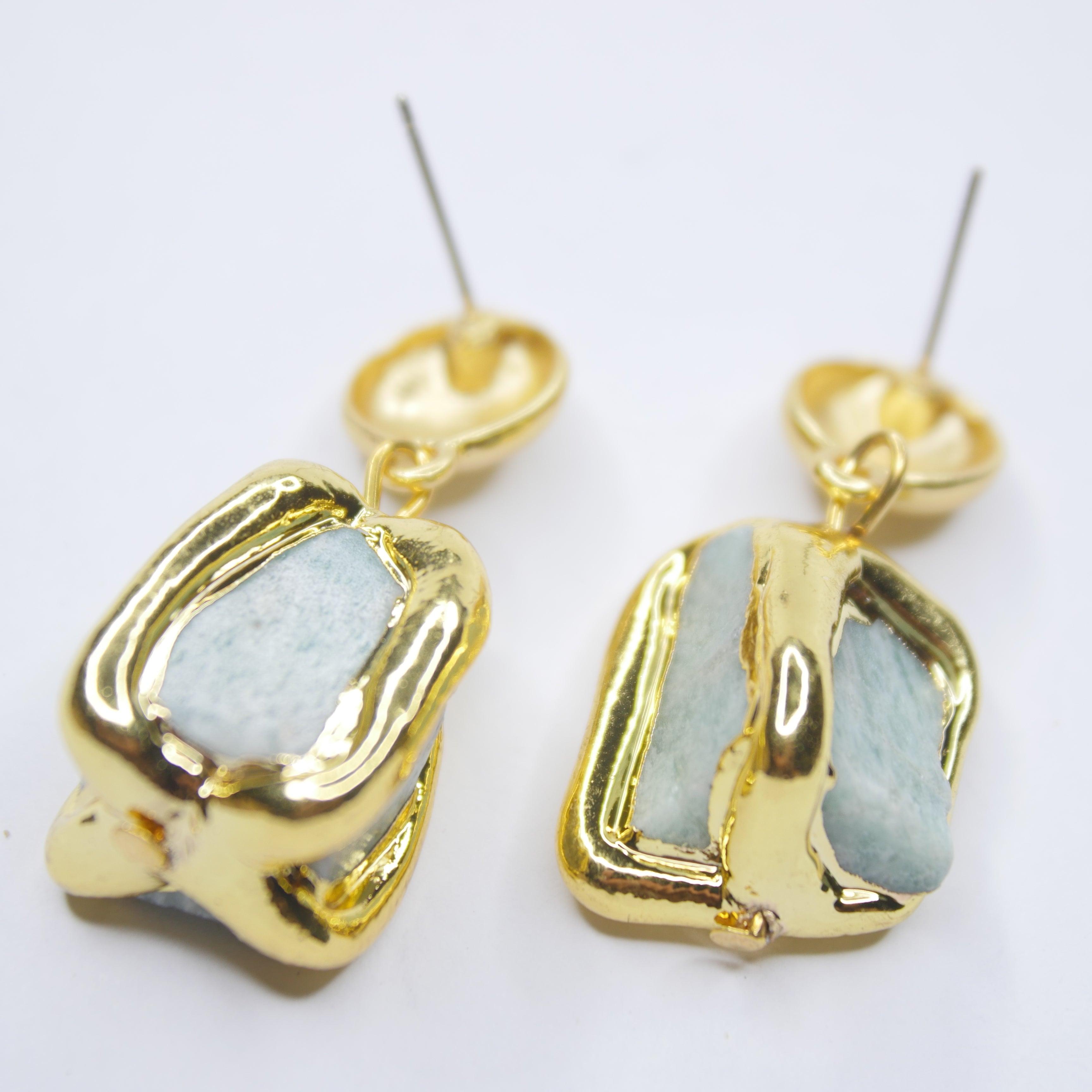 E75520 Boucles d'oreilles Blizzard - Karine Sultan - Créations Uniques