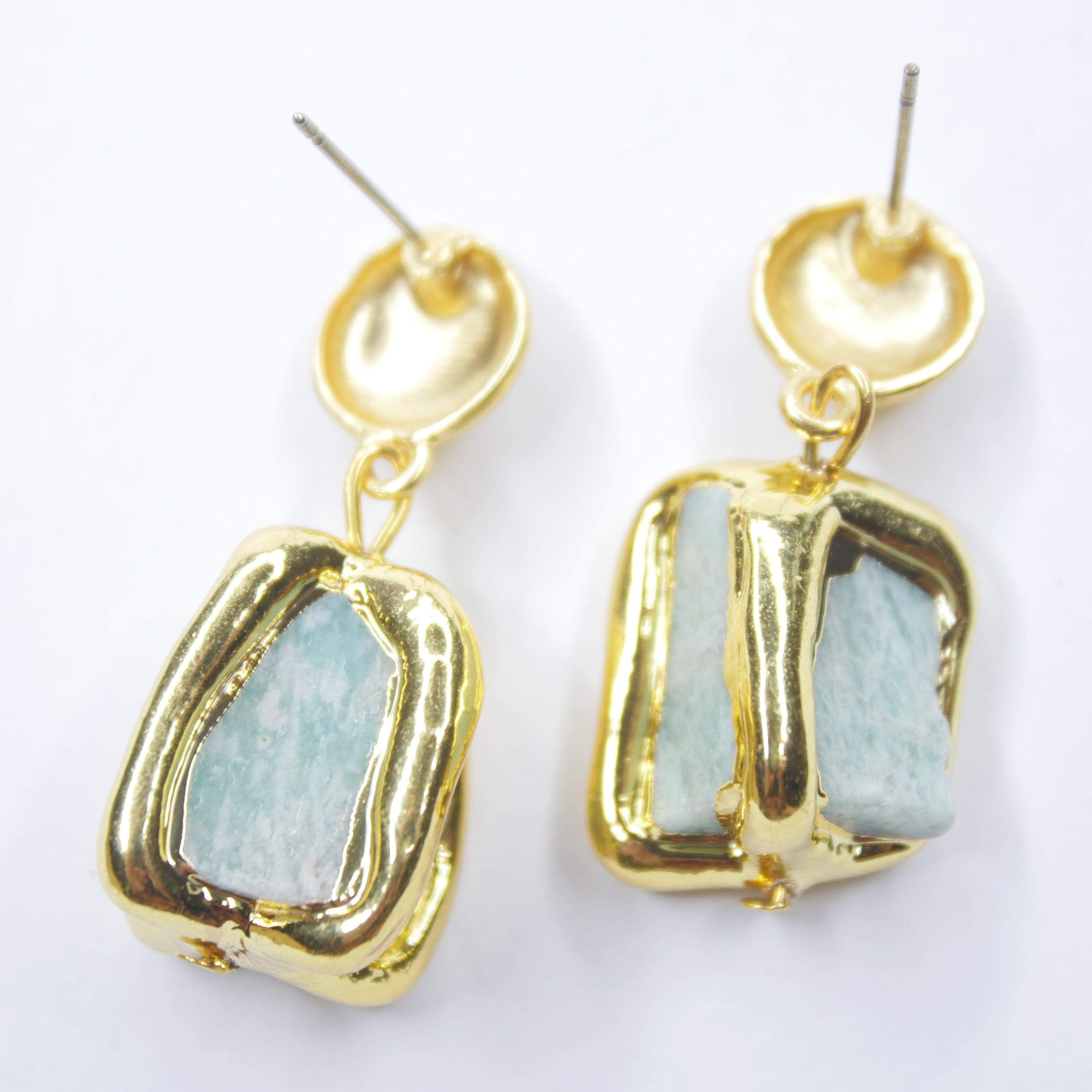 E75520 Boucles d'oreilles Blizzard - Karine Sultan - Créations Uniques