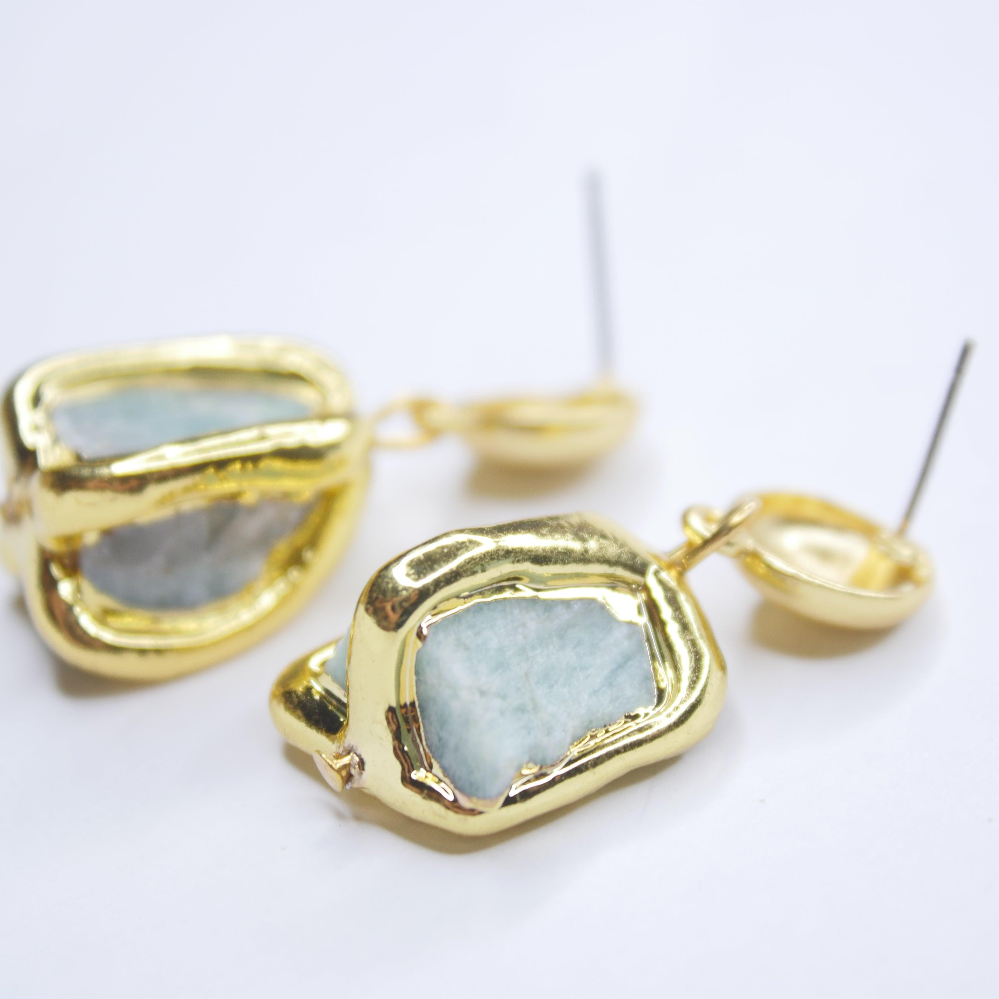 E75520 Boucles d'oreilles Blizzard - Karine Sultan - Créations Uniques