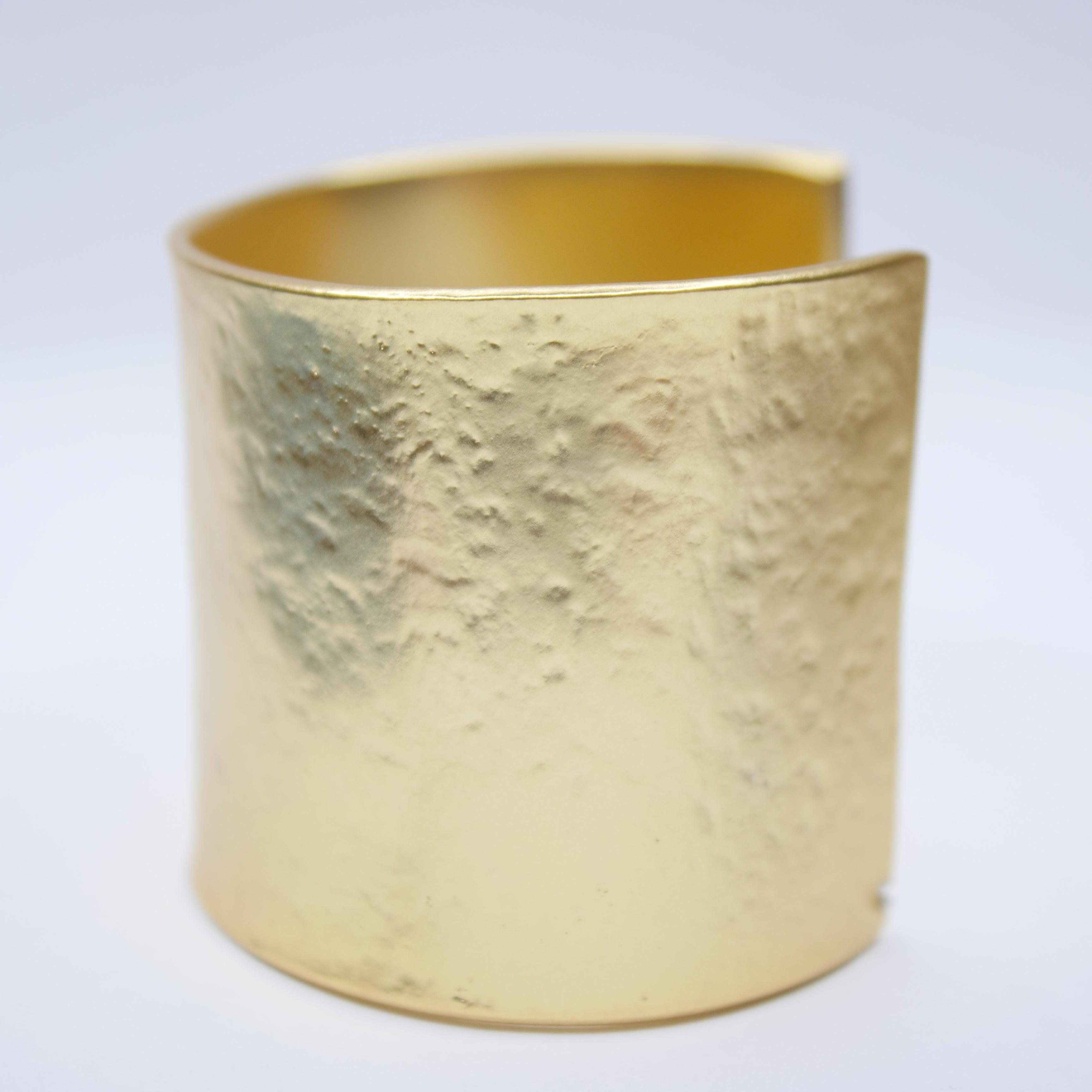 B50426 Bracelet Manchette texturée - Karine Sultan - Créations Uniques