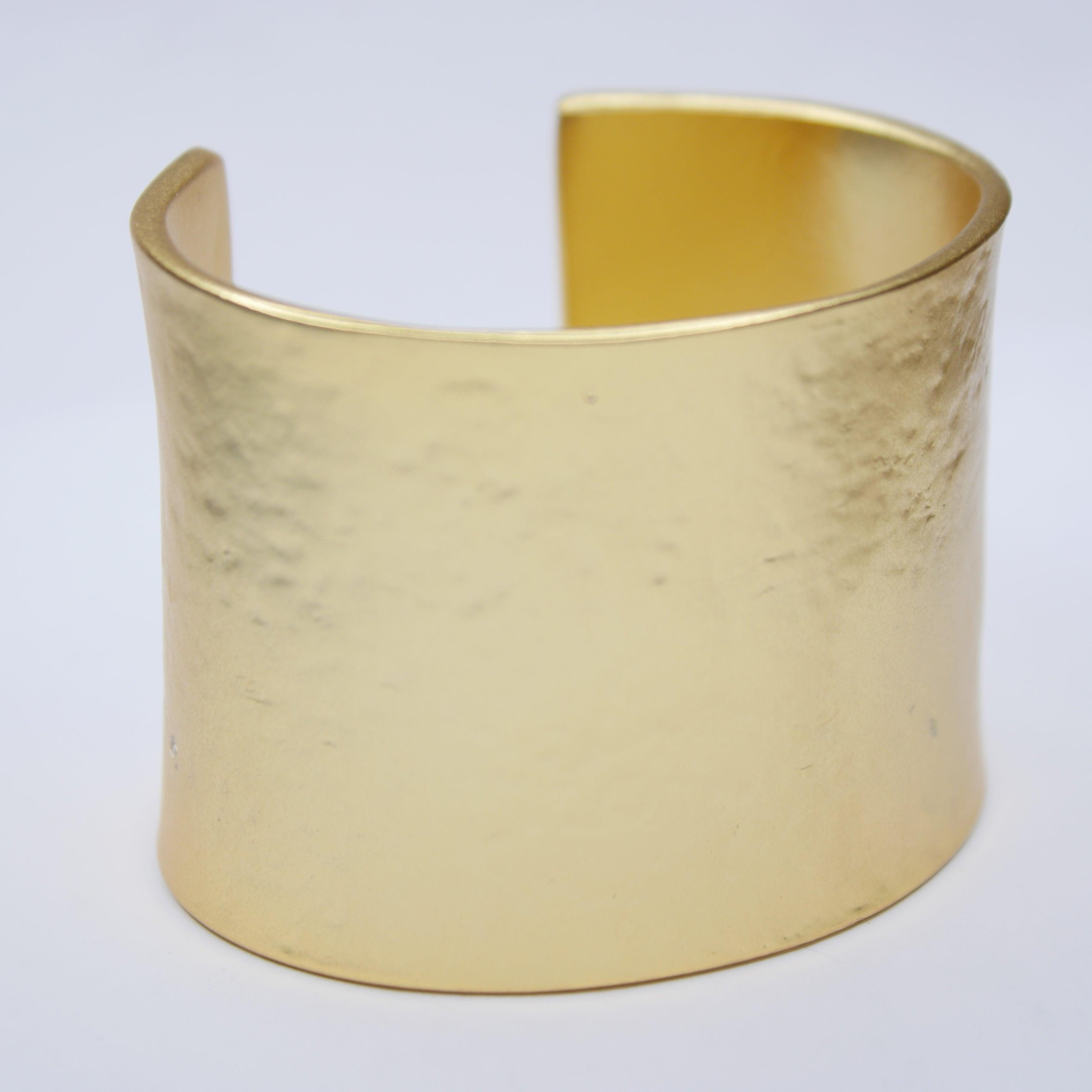 B50426 Bracelet Manchette texturée - Karine Sultan - Créations Uniques