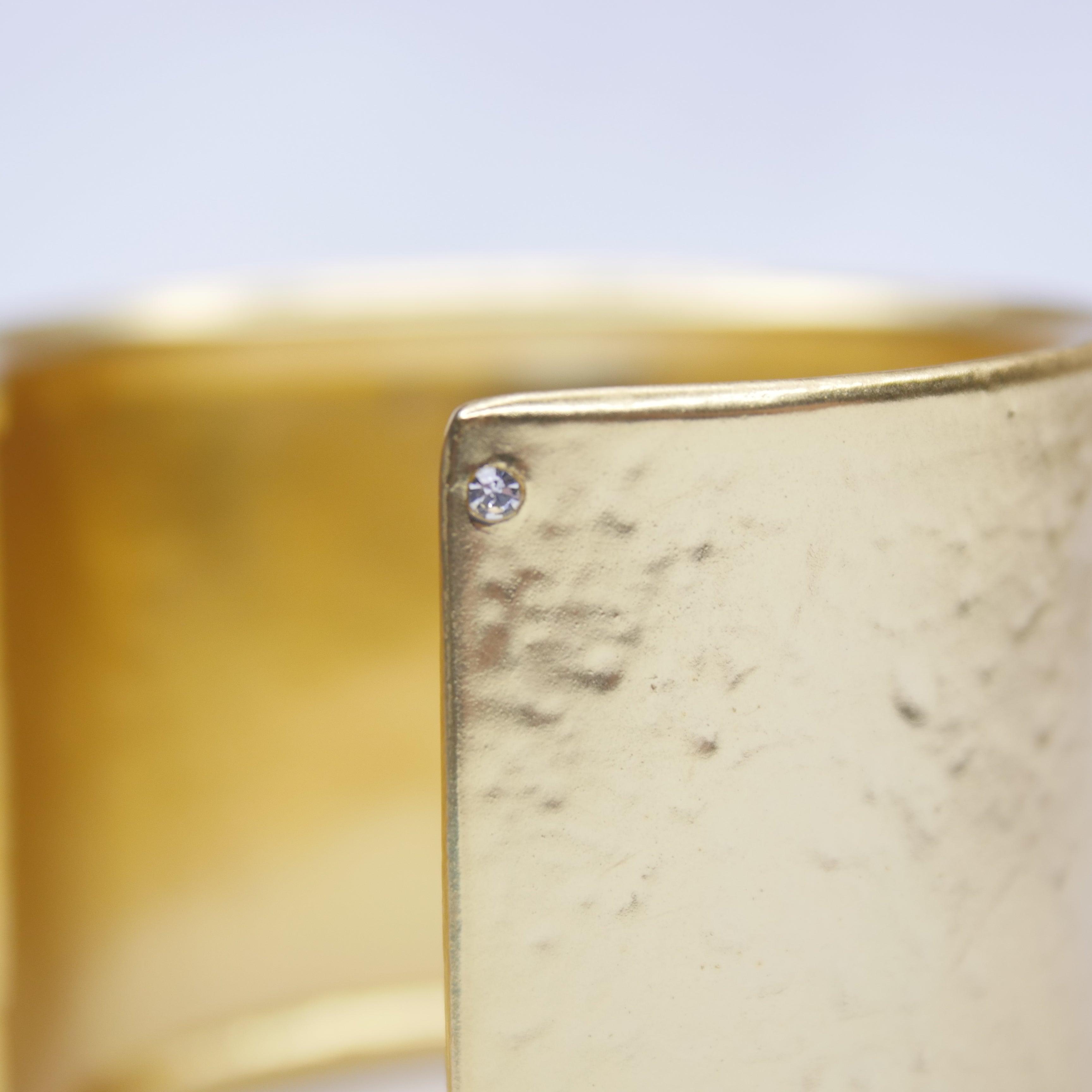 B70551 Bracelet manchette Bourdon - Karine Sultan - Créations Uniques