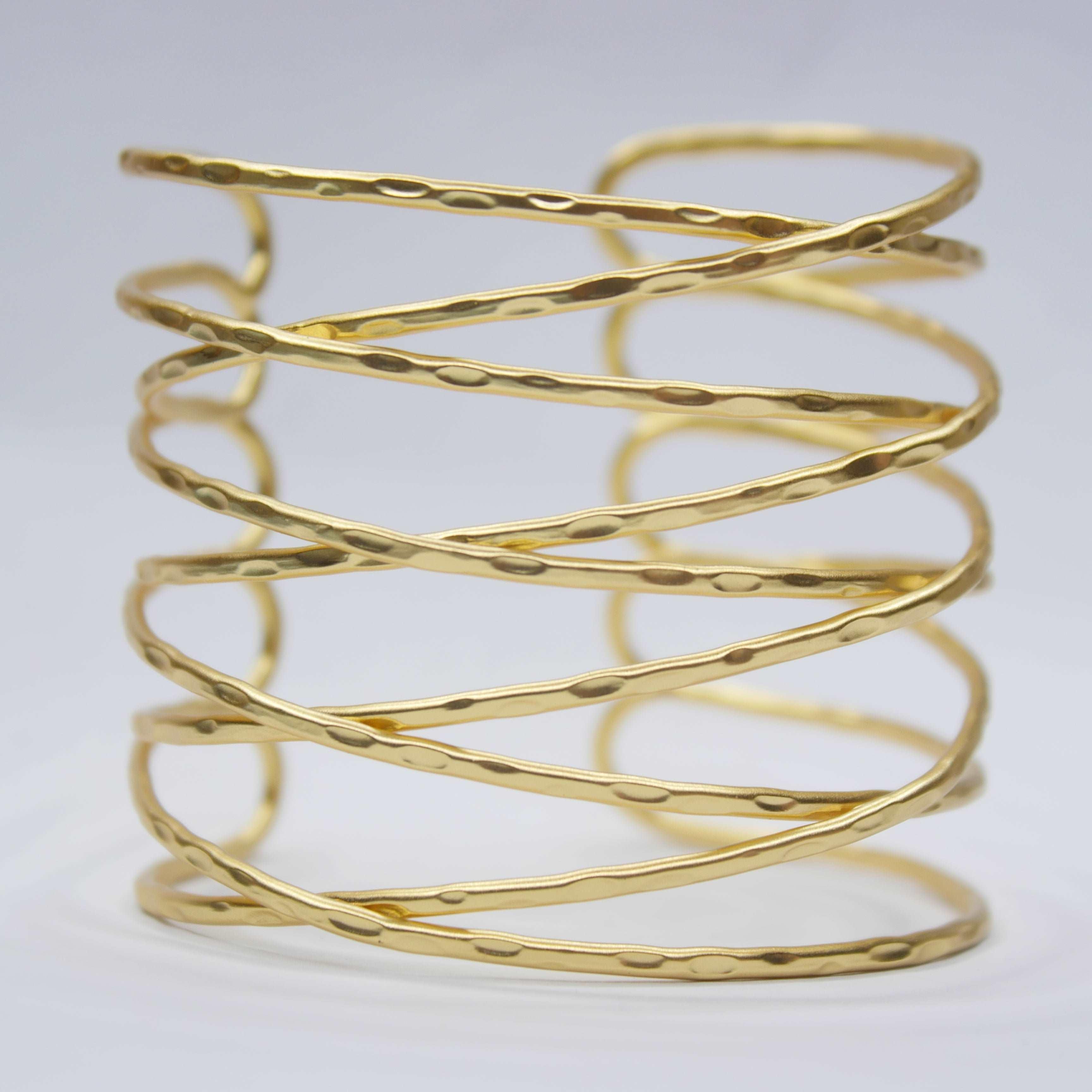 B61047 Bracelet Manchette Fil - Karine Sultan - Créations Uniques