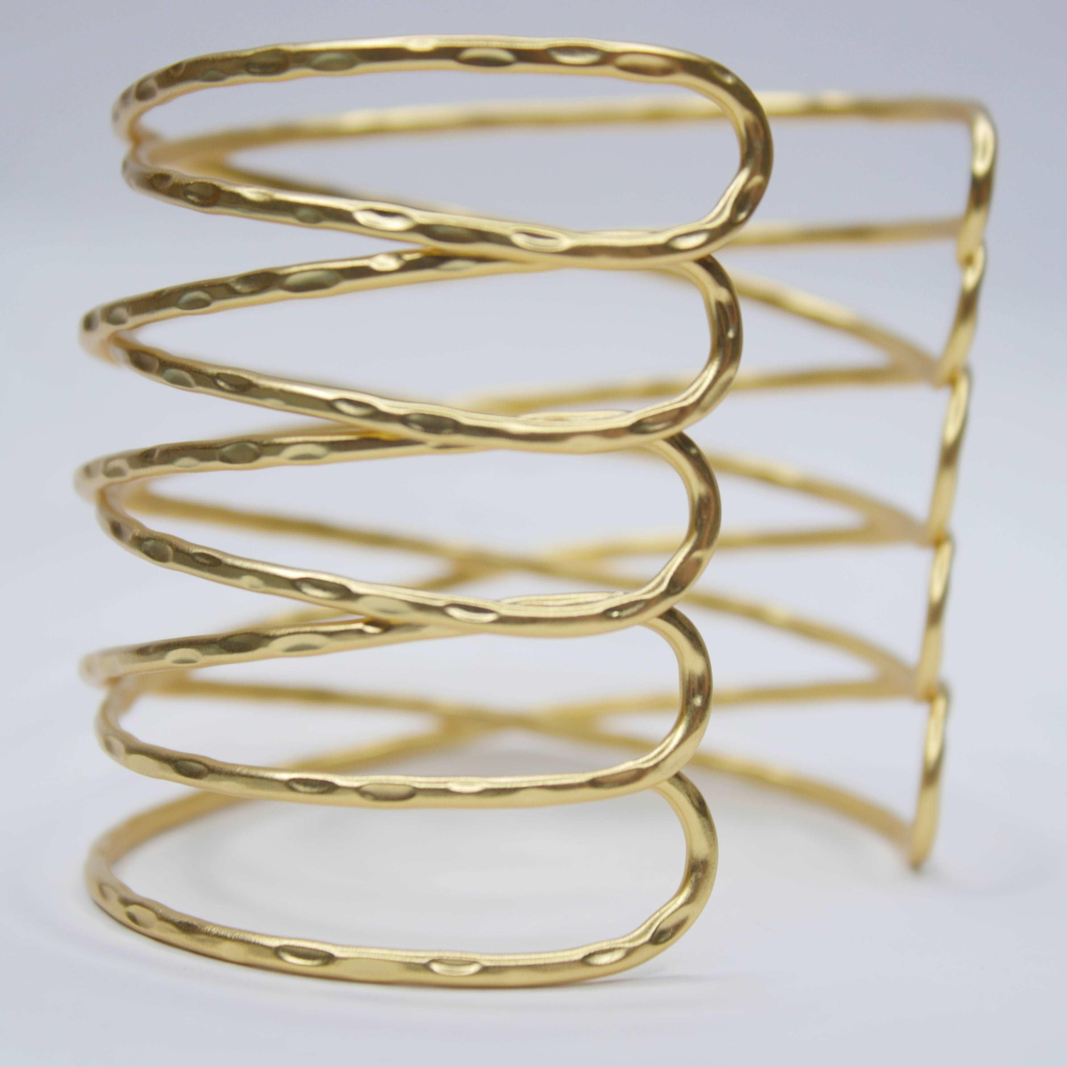 B61047 Bracelet Manchette Fil - Karine Sultan - Créations Uniques