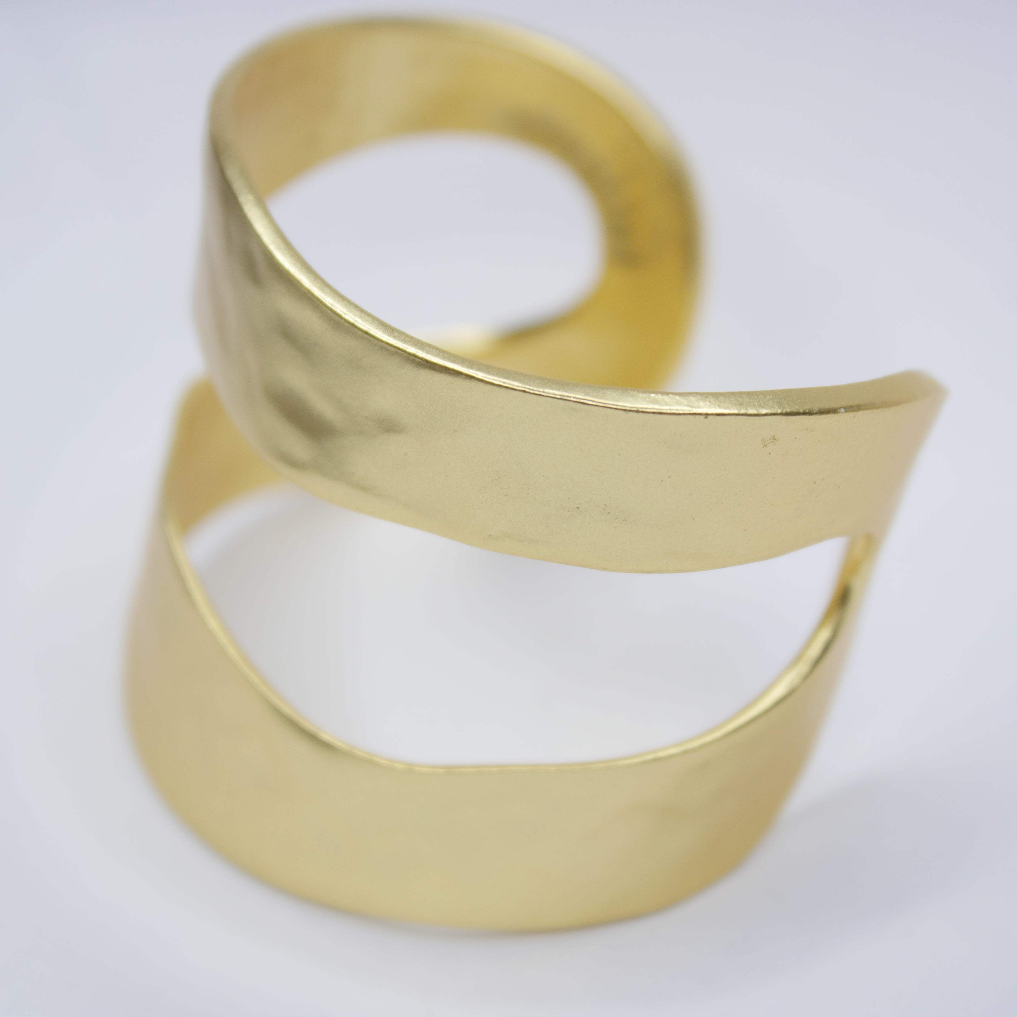 B57016 Bracelet Manchette fendue - Karine Sultan - Créations Uniques