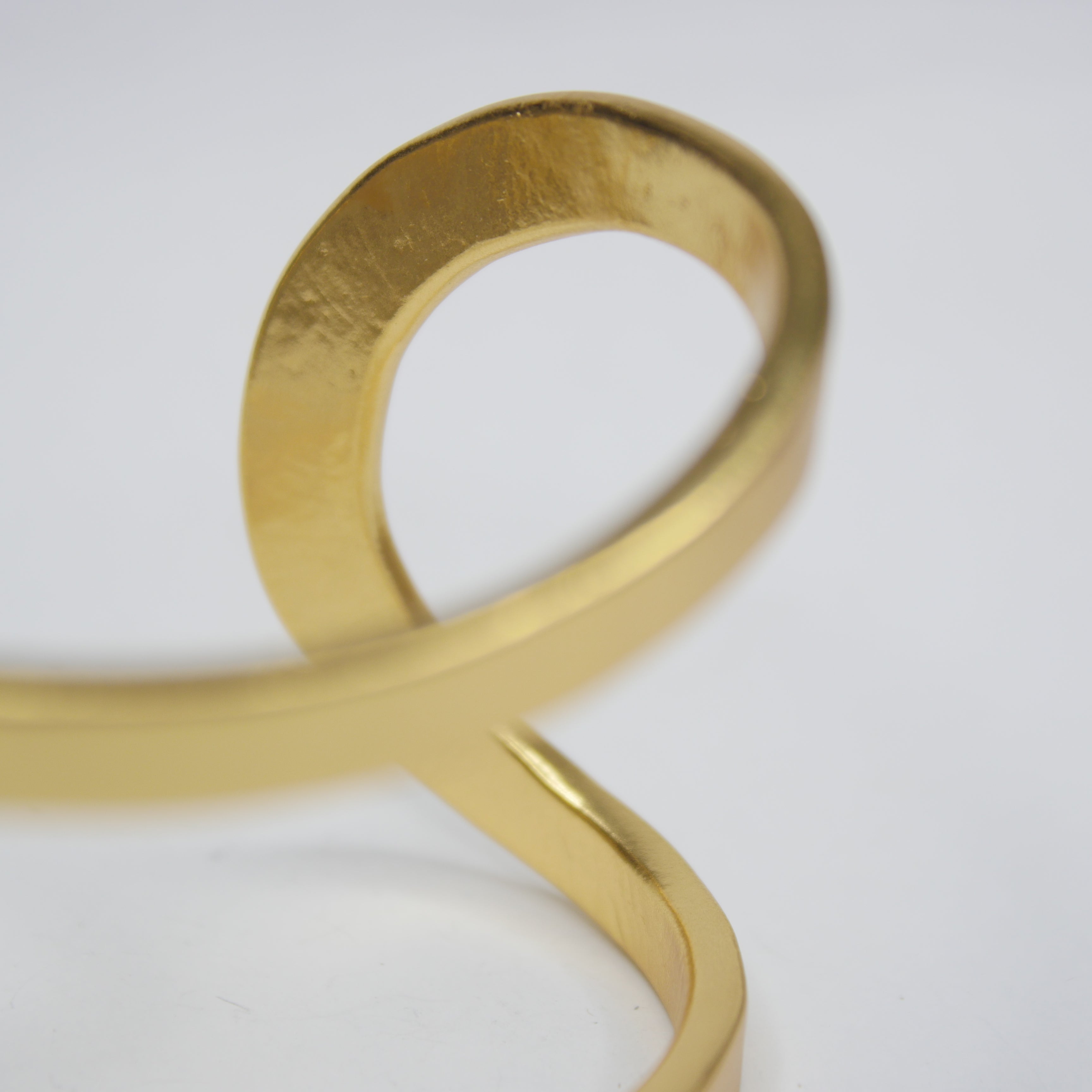 B61045 Bracelet Manchette fendue minimaliste - Karine Sultan - Créations Uniques