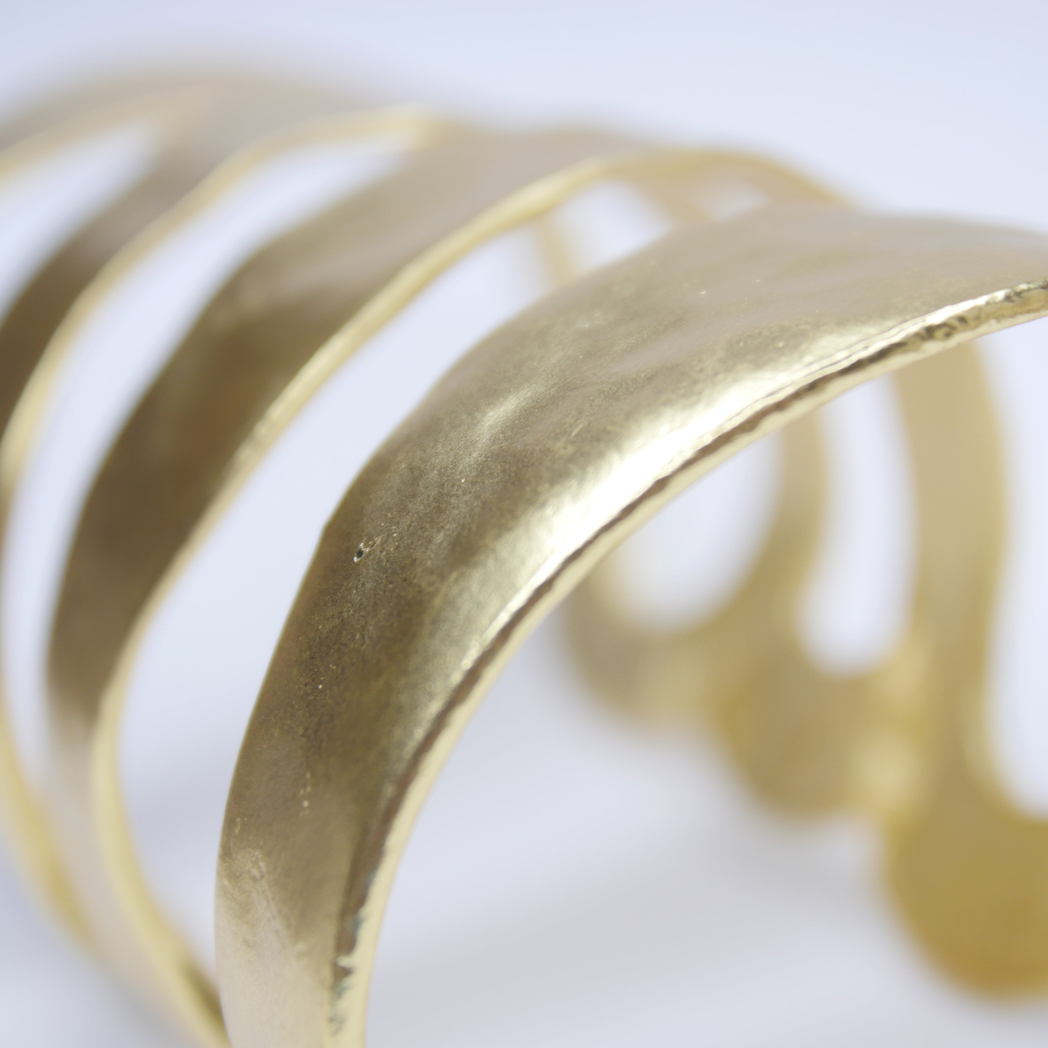 B57053 Bracelet Manchette quatre rangs - Karine Sultan - Créations Uniques