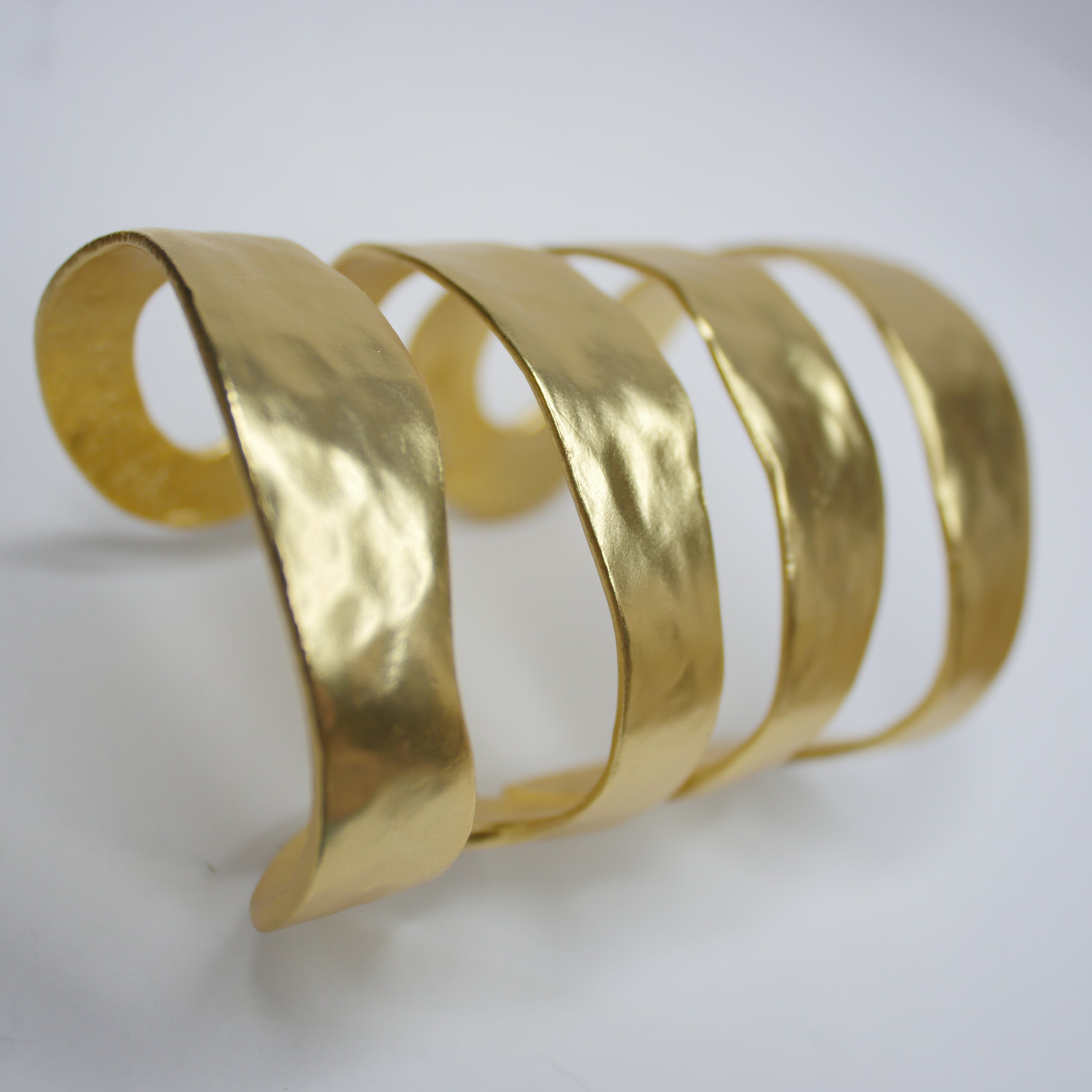 B57053 Bracelet Manchette quatre rangs - Karine Sultan - Créations Uniques