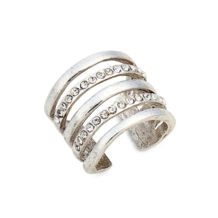 R59016 Bague Porté par Marley Shelton - Karine Sultan - Créations Uniques