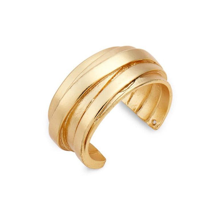 R63171 Bague Chevauchement - Karine Sultan - Créations Uniques